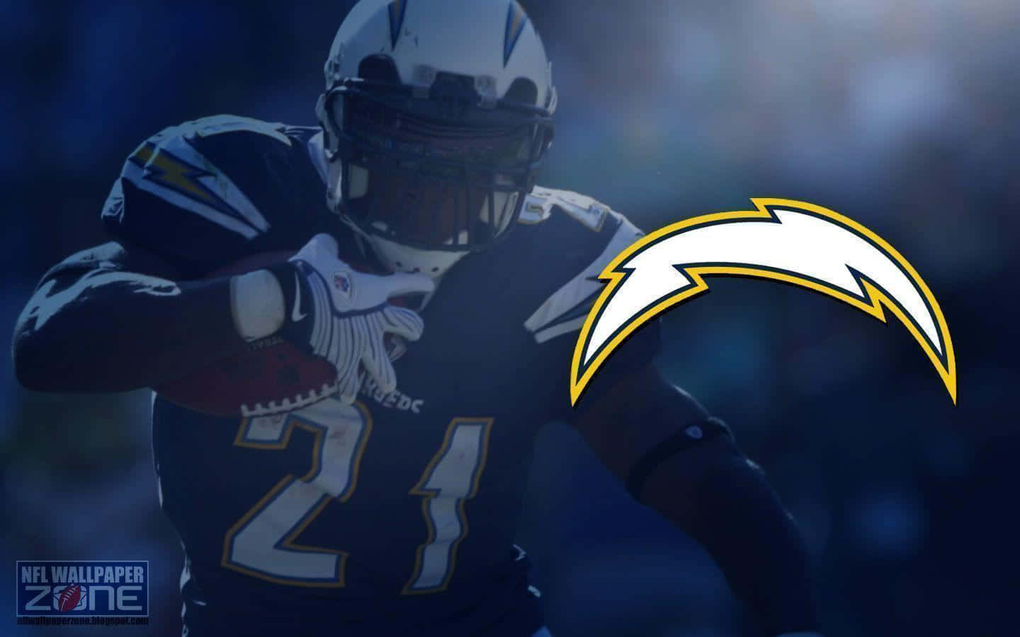 San Diego Chargers, Chargers uniform, blue stadium lighting, HD Desktop Wallpaper