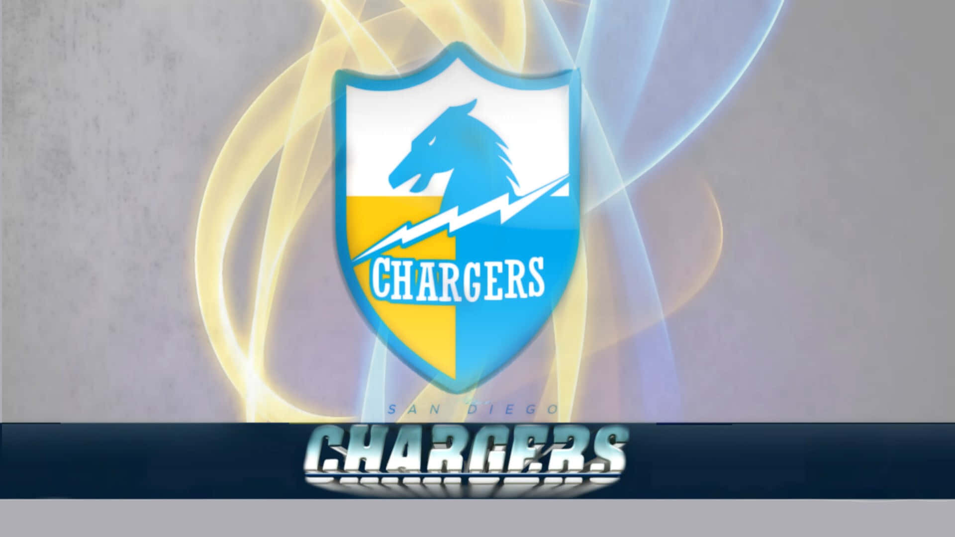 San Diego Chargers, horse head, lightning bolt, Full HD Desktop Wallpaper