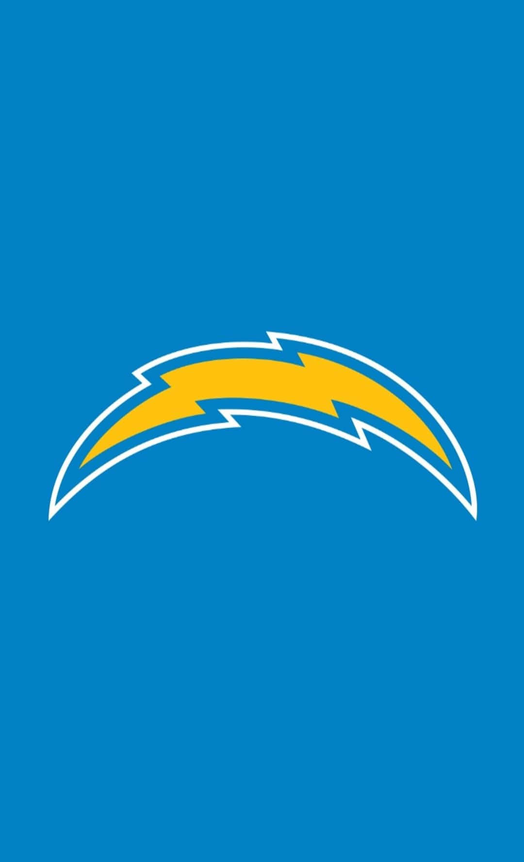San Diego Chargers, yellow lightning bolt, white outline, HD Phone Wallpaper