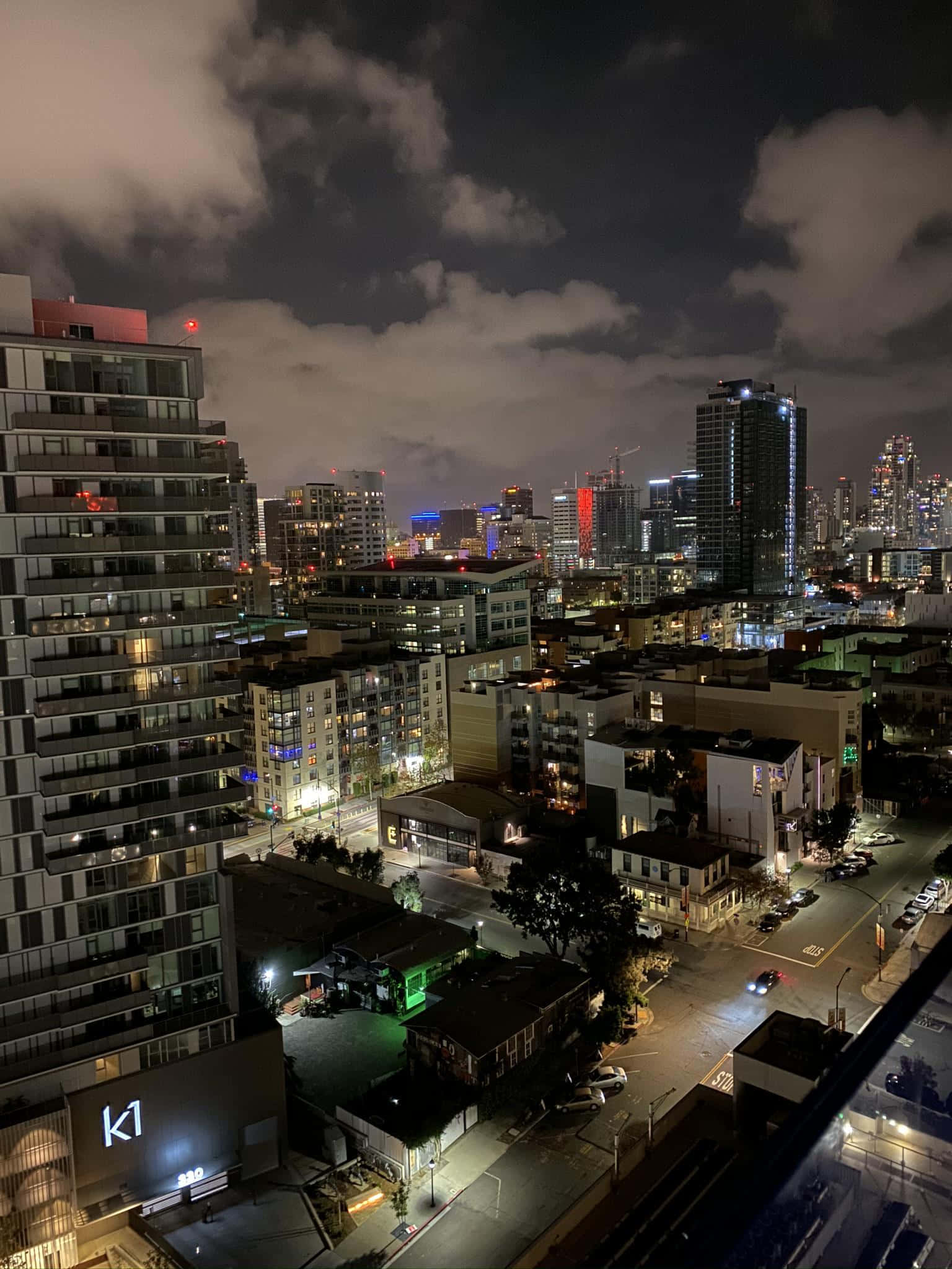 San Diego, night, cityscape, Full HD Phone Wallpaper