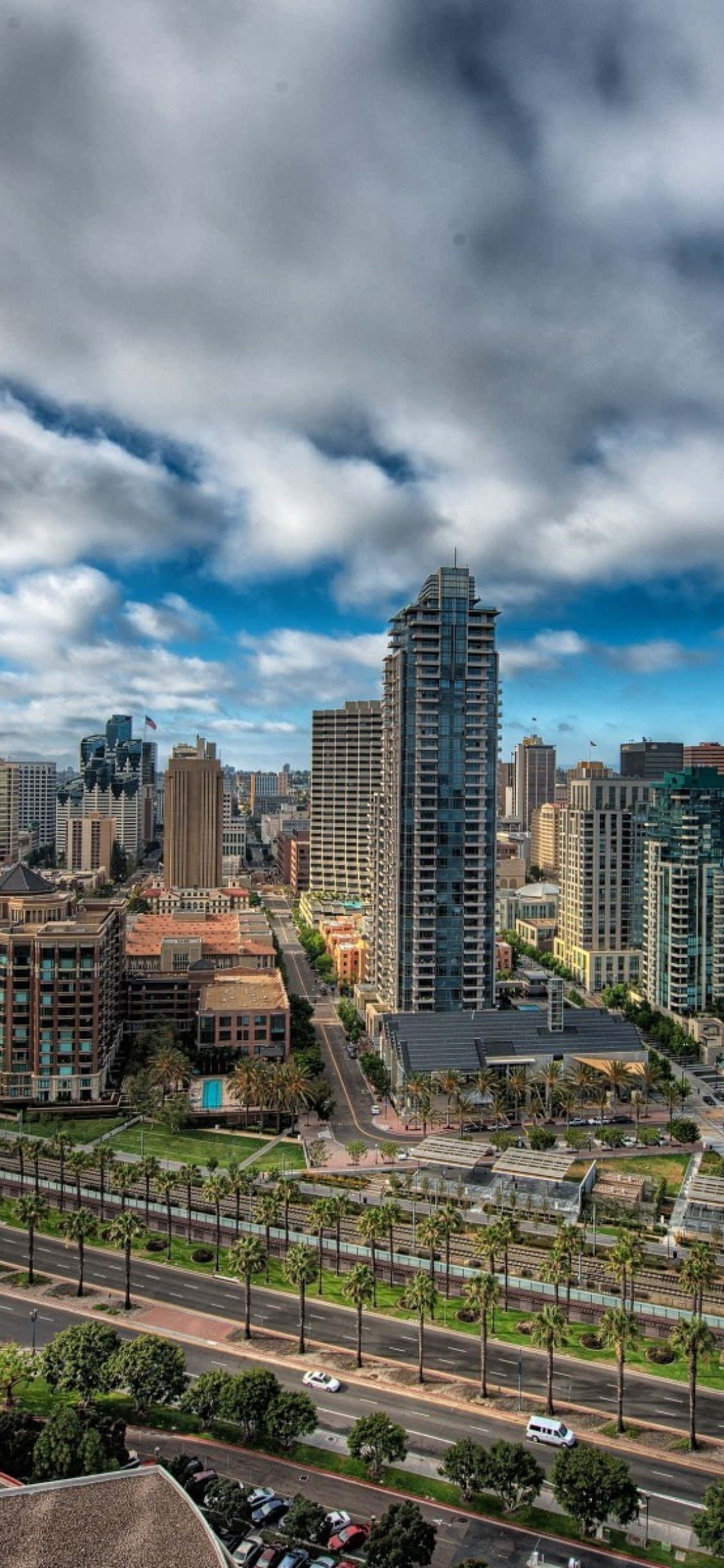 San Diego, iPhone, aerial view, Full HD Phone Wallpaper