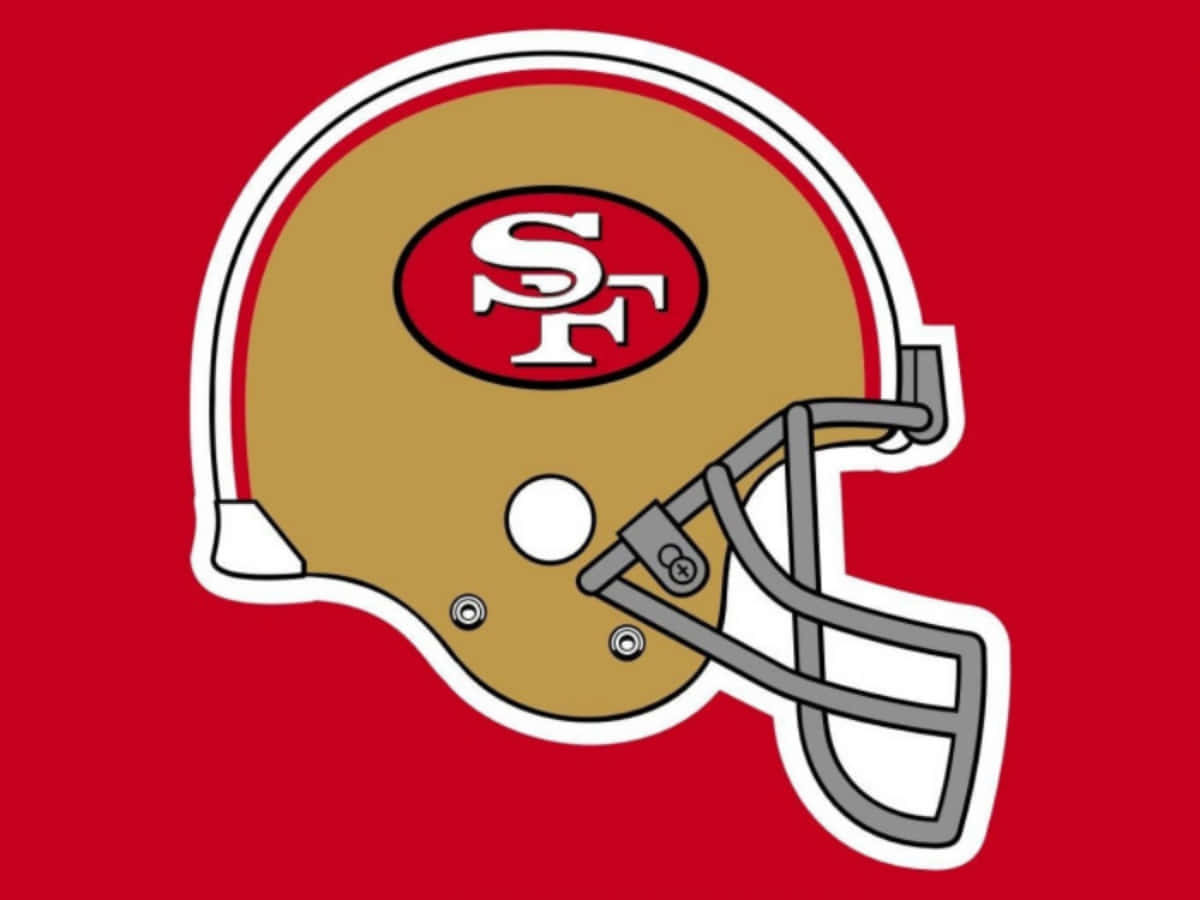 San Francisco 49ers, 49ers logo, football helmet, SD Desktop Wallpaper