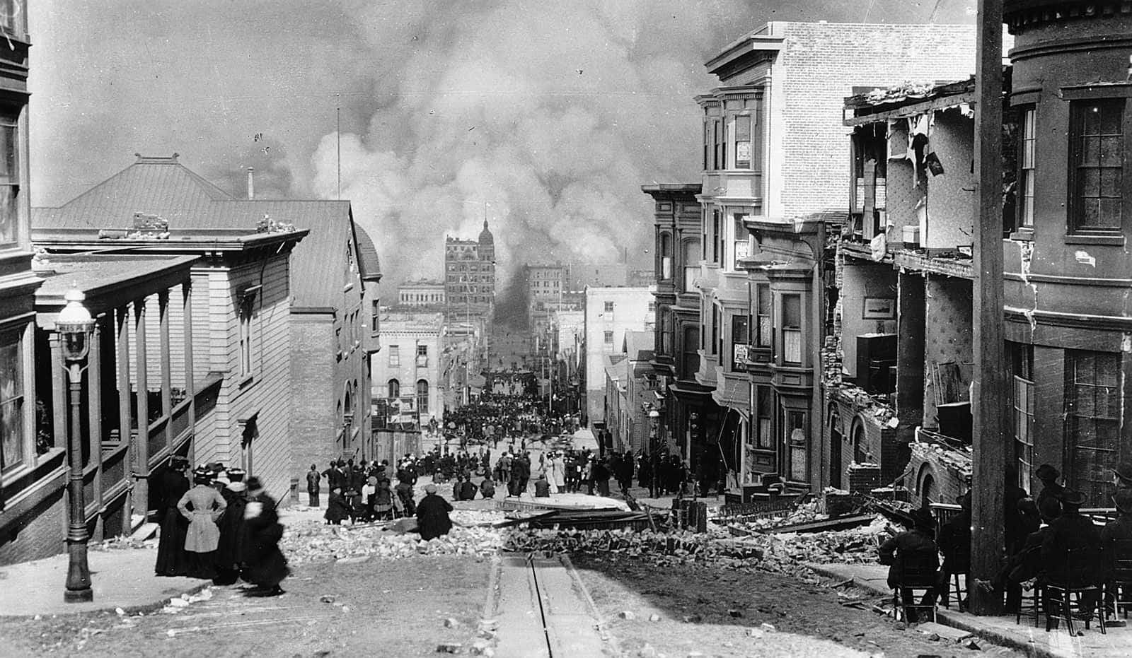 San Francisco, black and white, historical photo, HD Desktop Wallpaper