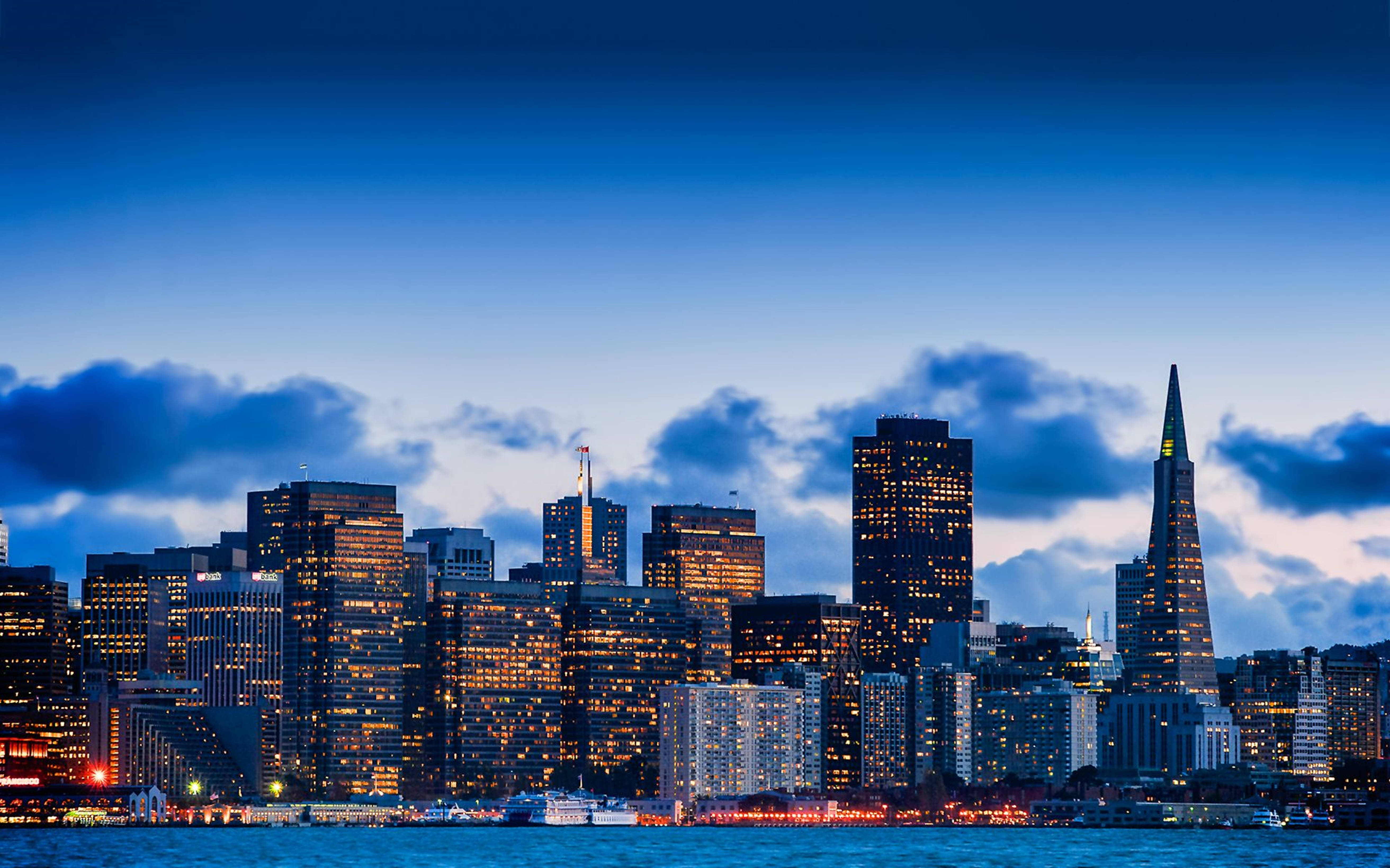 San Francisco, 4K, blue skyline, 5K Desktop Wallpaper