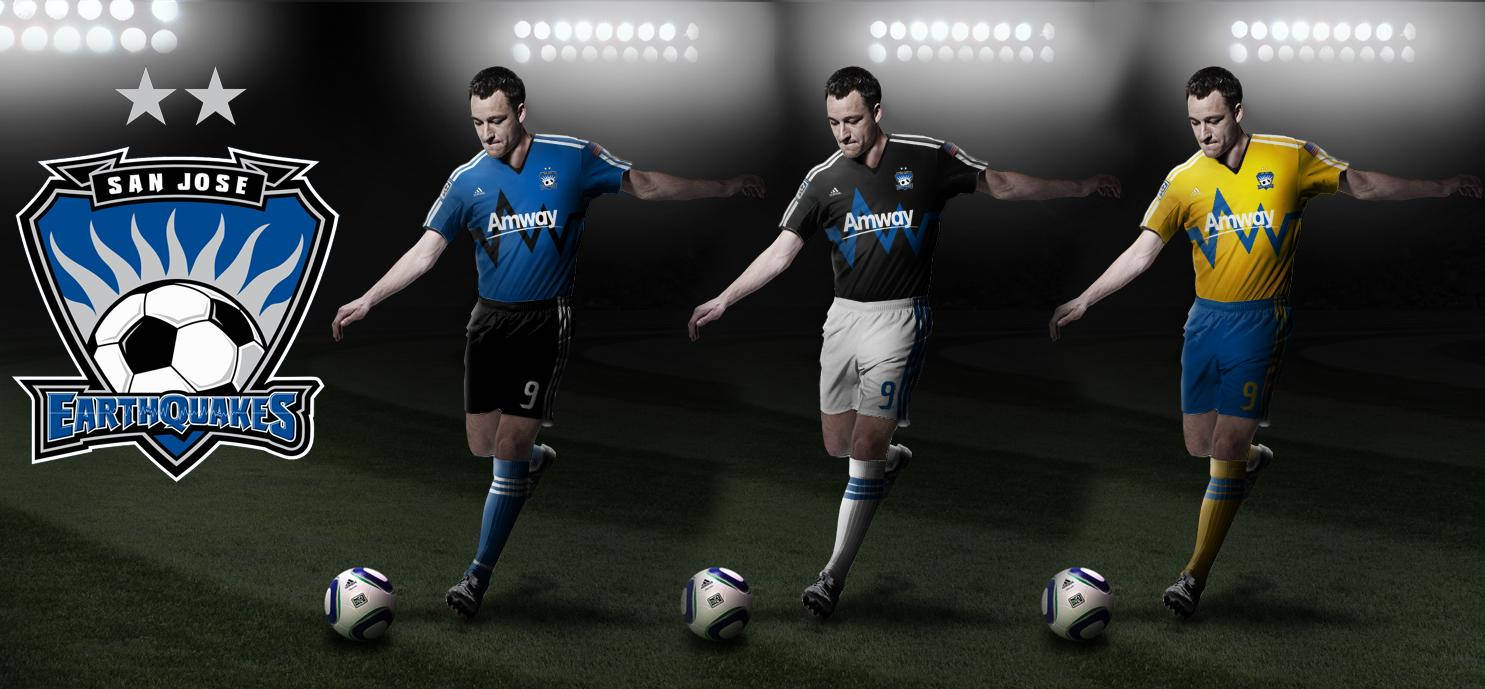 San Jose Earthquakes, soccer players, kits, HD Desktop Wallpaper