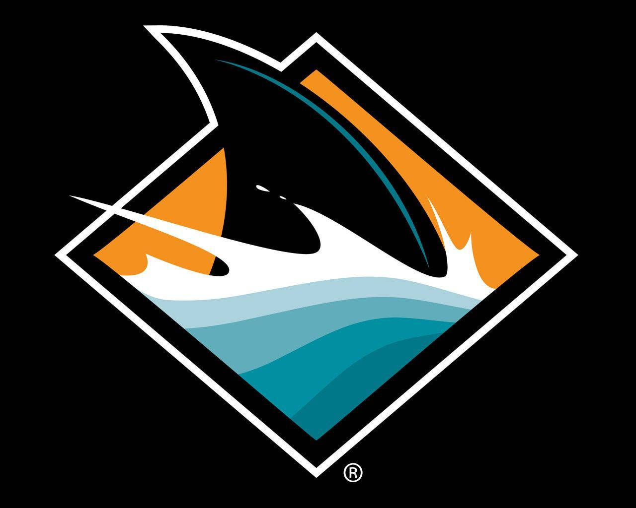 San Jose Sharks, orca, diamond frame, HD Desktop Wallpaper
