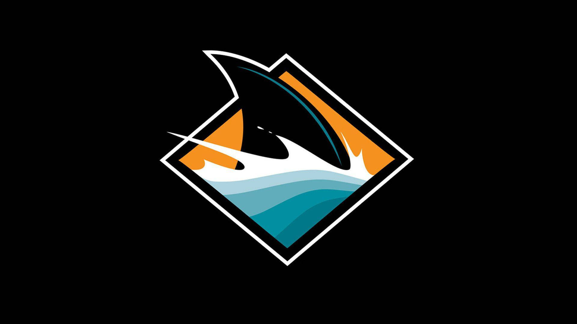 San Jose Sharks, fin symbol, marlin, Full HD Desktop Wallpaper