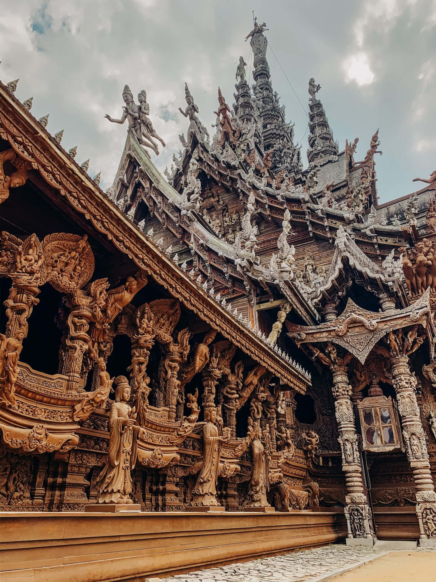Sanctuary Of Truth, brown, gray, Full HD Phone Wallpaper