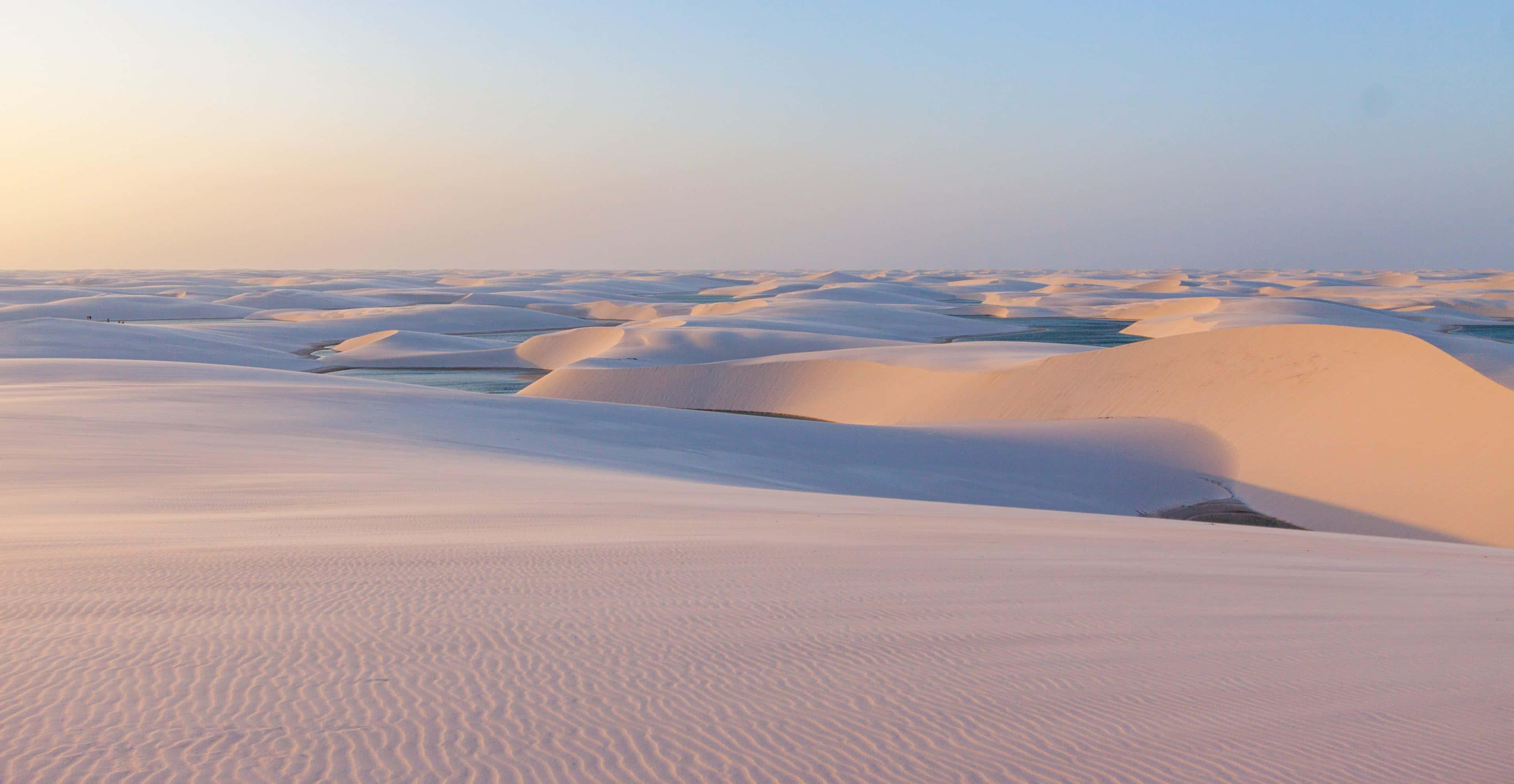 Sand Dunes, Sunset, white sand dunes, 4K Desktop Wallpaper