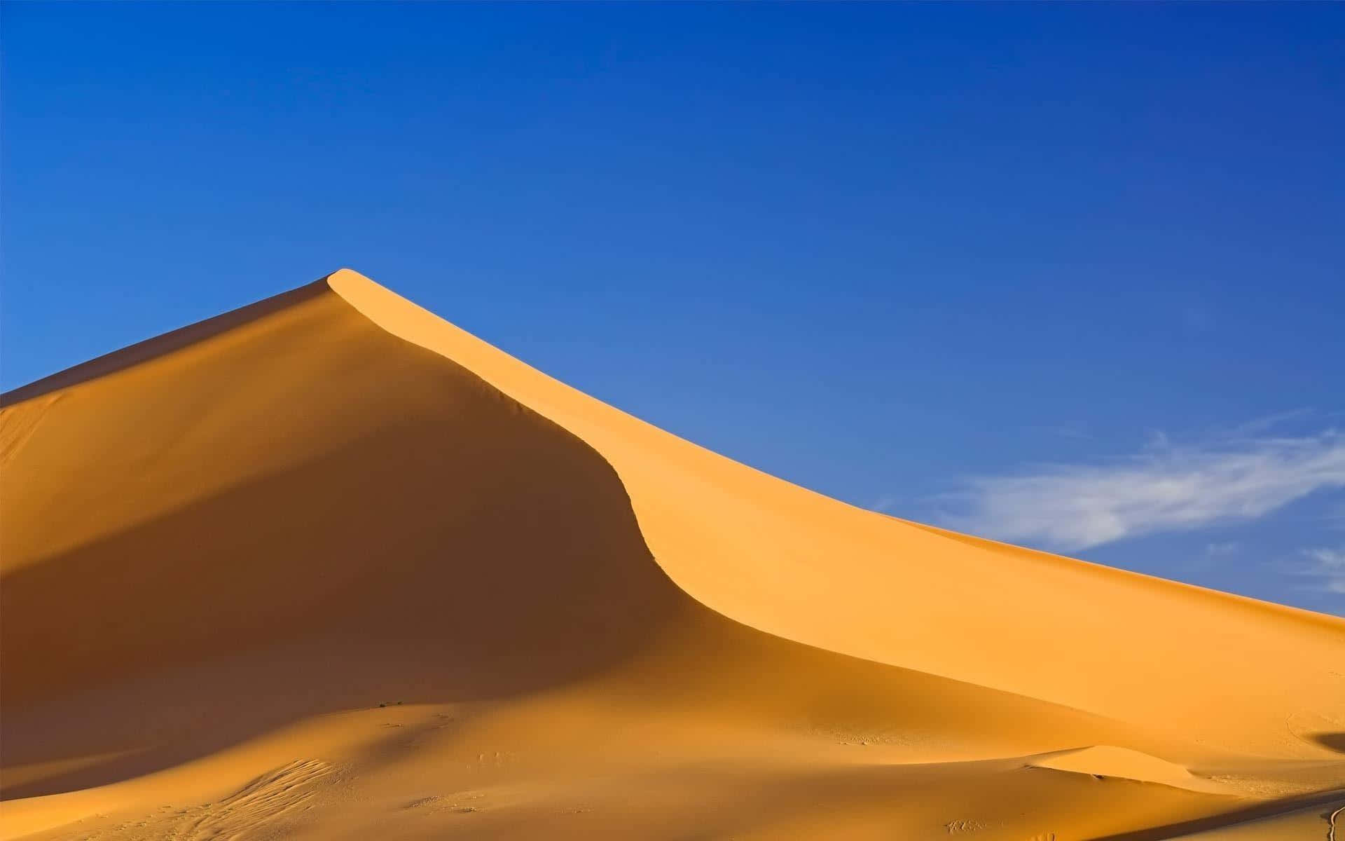 Sand Dunes, Sunset, golden, Full HD Desktop Wallpaper