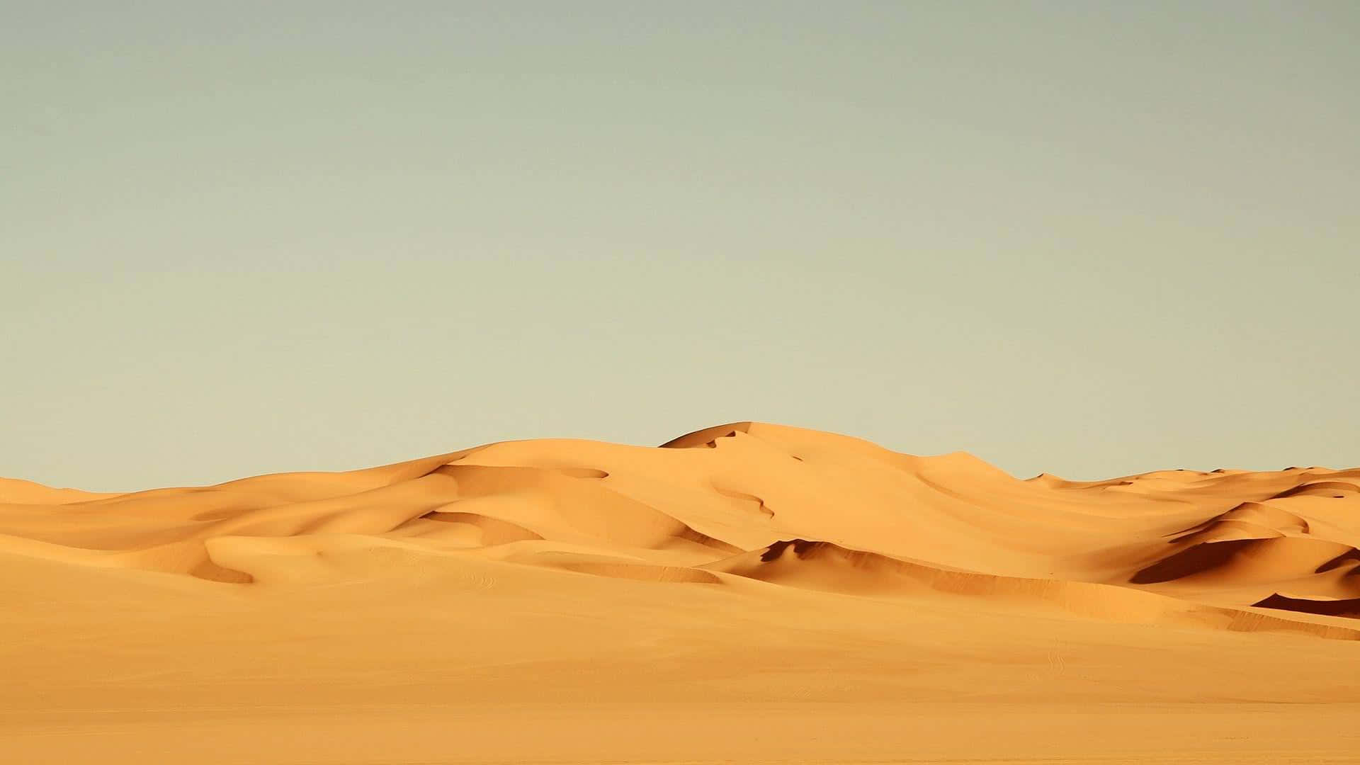 Sand Dunes, Sunset, golden dunes, Full HD Desktop Wallpaper