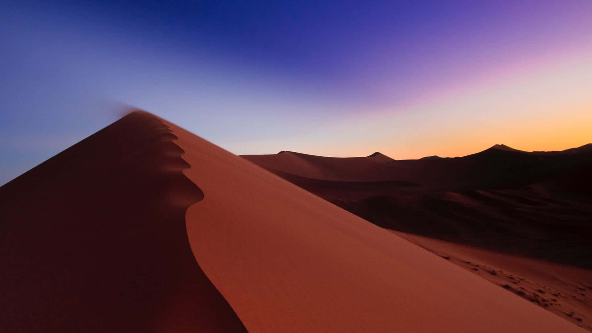 Sand Dunes, sunset light, twilight hues, Full HD Desktop Wallpaper