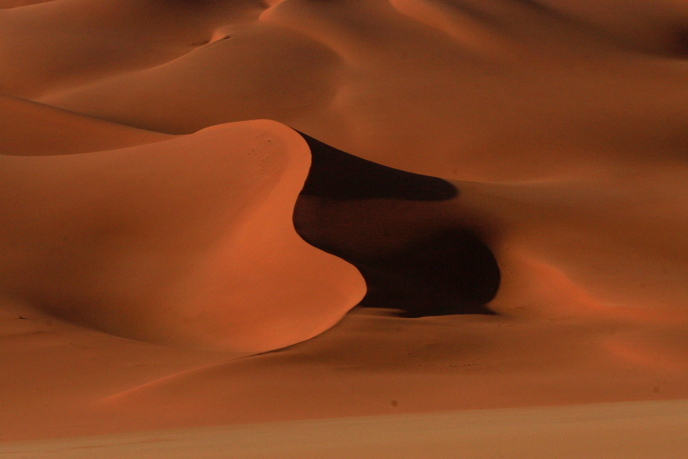 desert, sand dunes, orange sand, Full HD Desktop Wallpaper