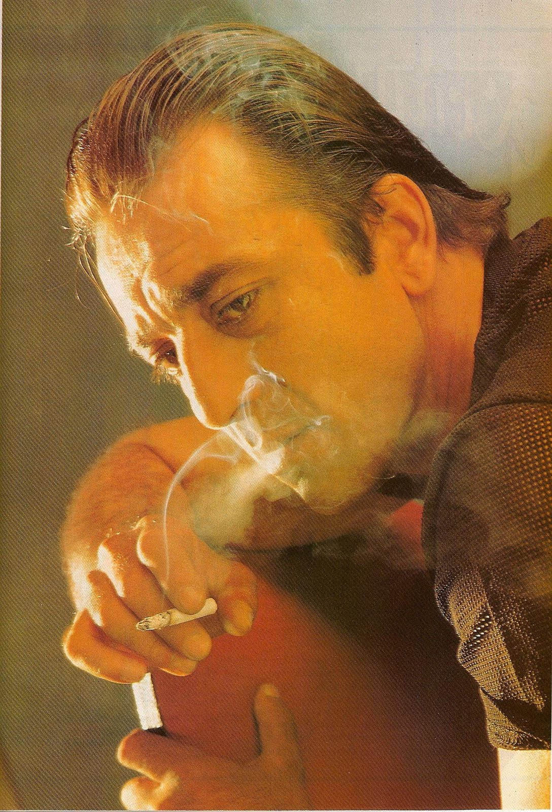 Sanjay Dutt, slicked-back hair, cigarette, HD Phone Wallpaper