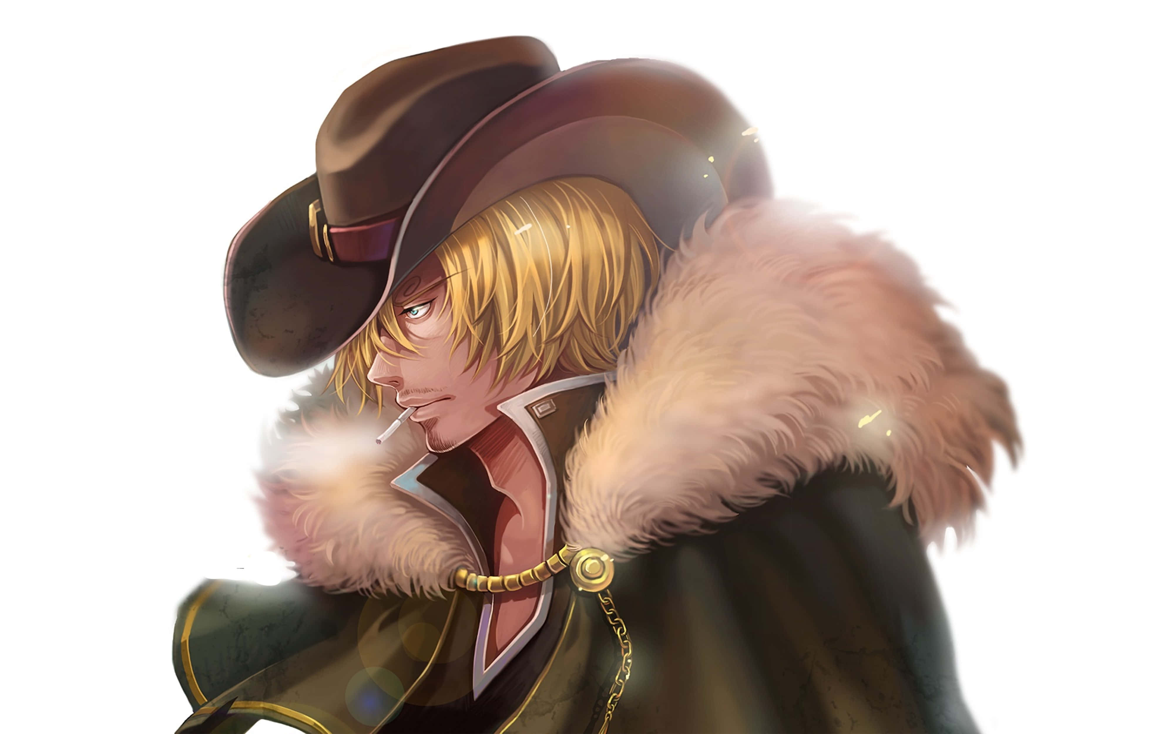 Sanji, 4K, cowboy hat, 4K Desktop Wallpaper