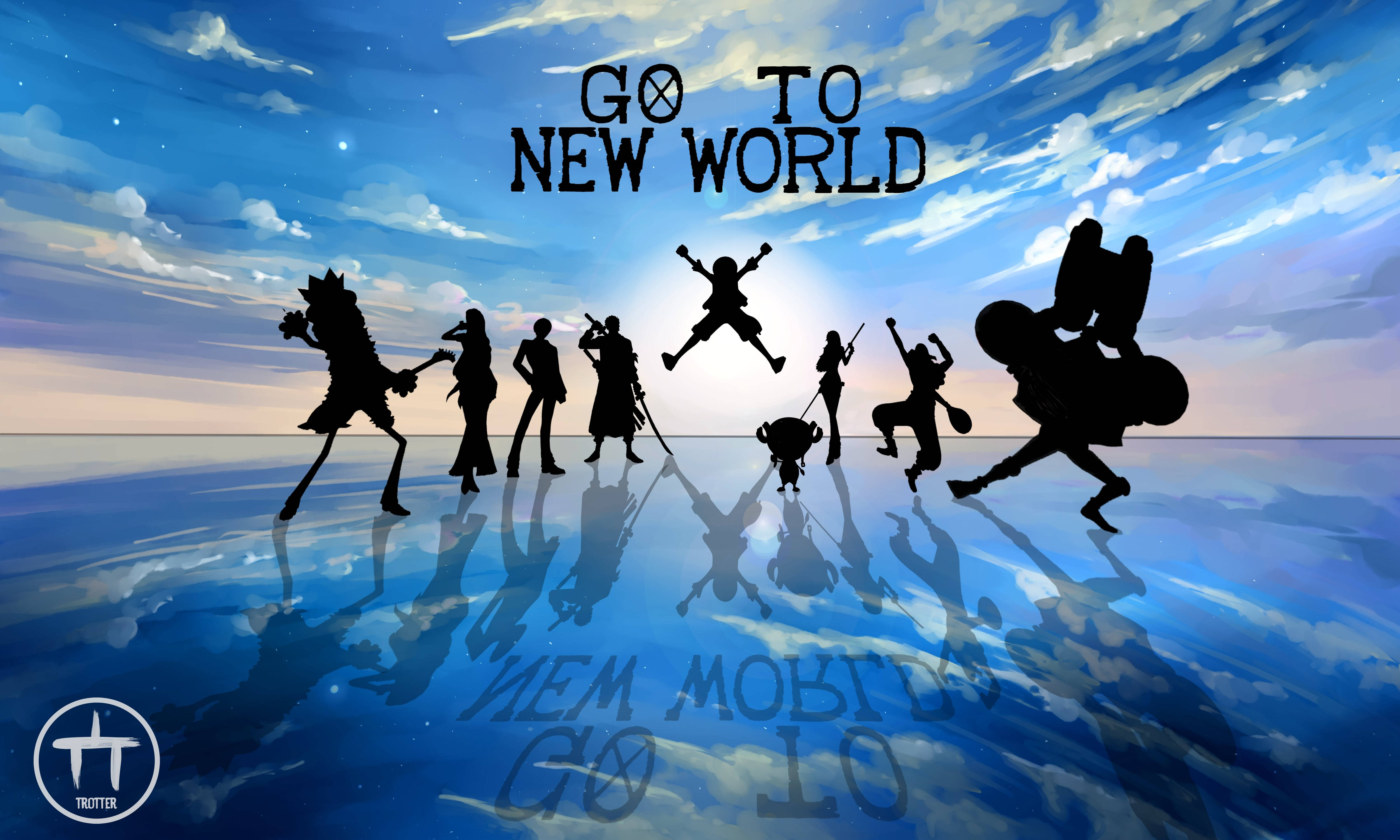 Sanji, silhouette, anime crew, 4K Desktop Wallpaper