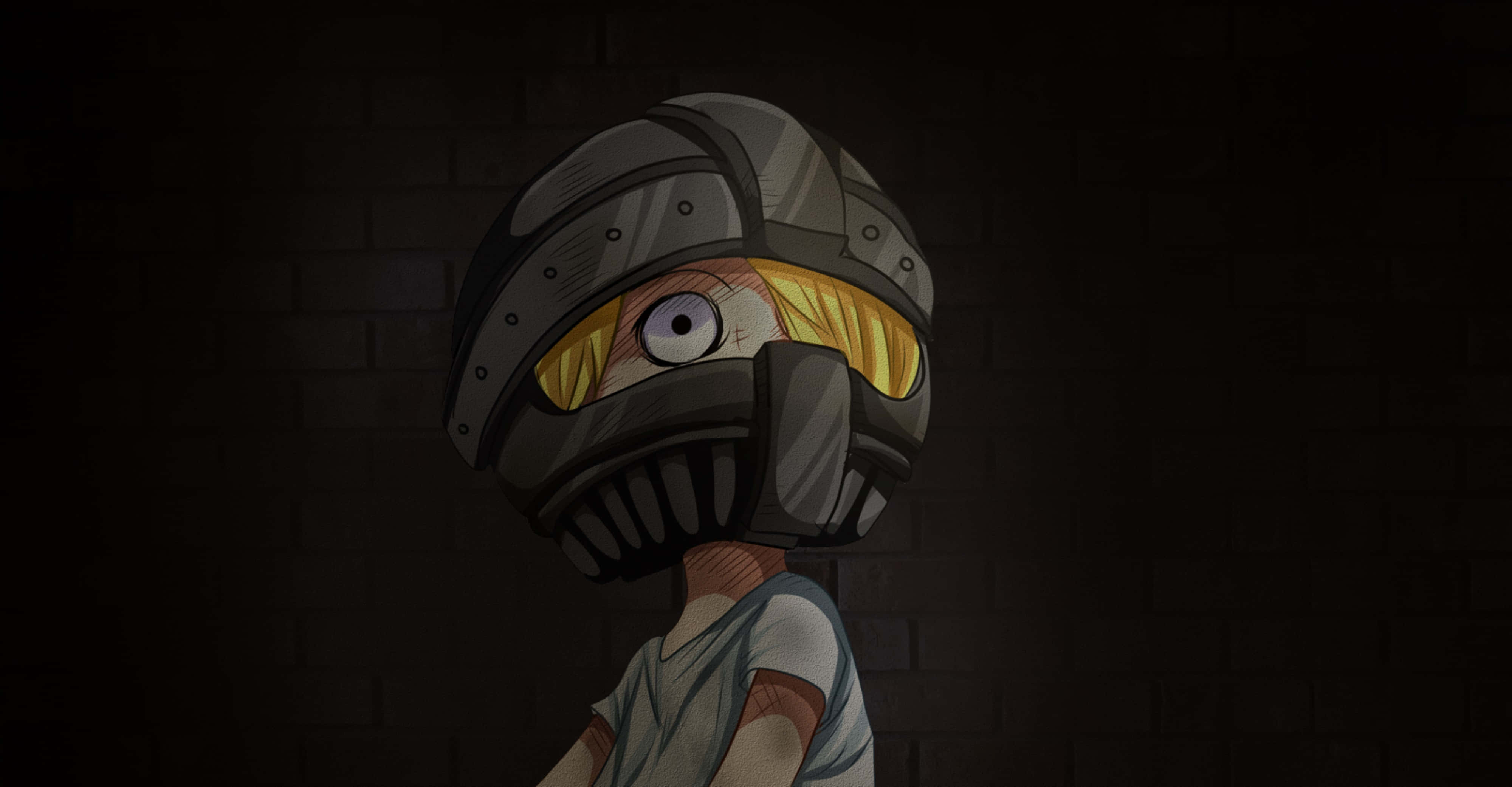 Sanji, 4K, metallic helmet, 4K Desktop Wallpaper