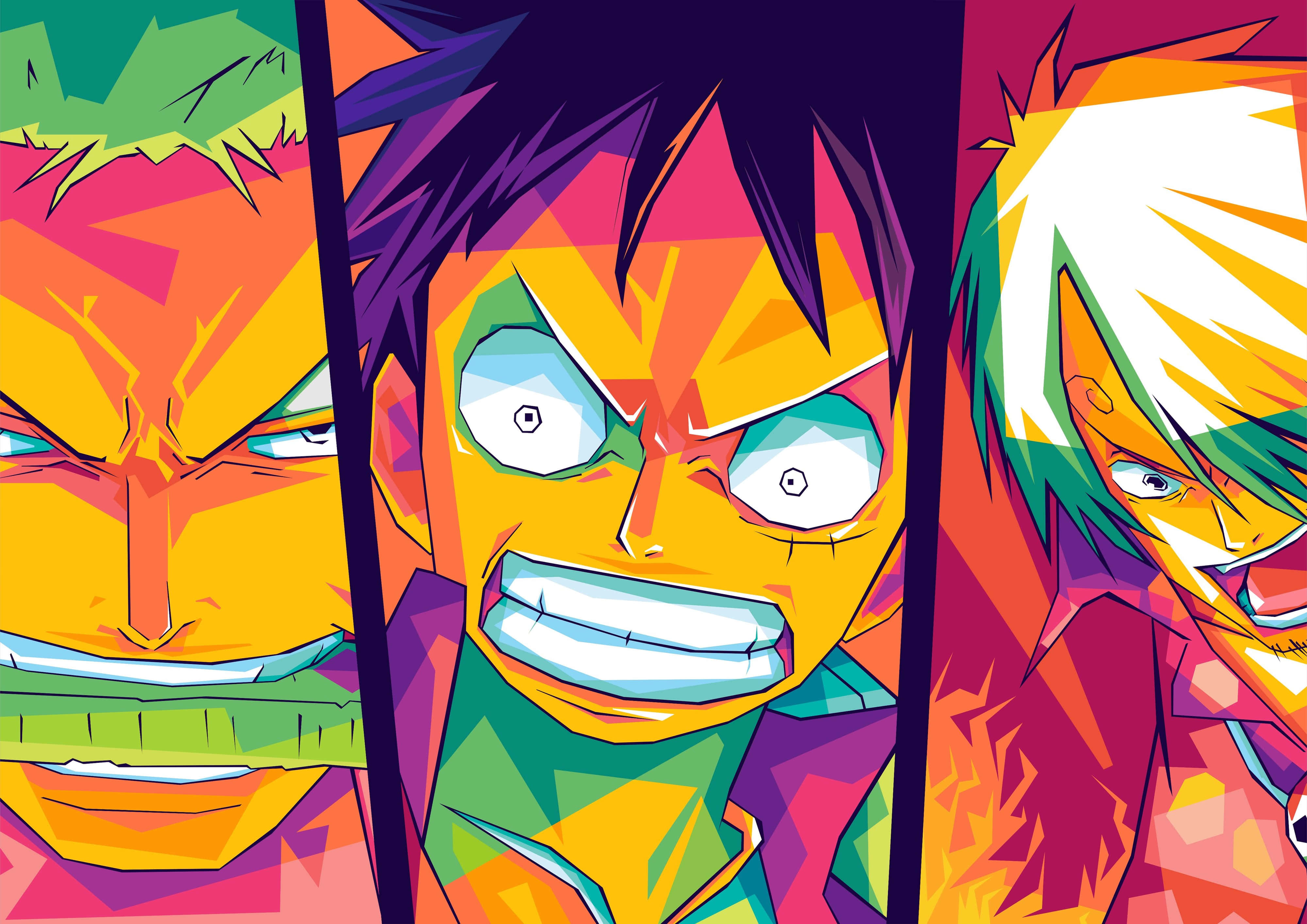 Sanji, 4K, anime-style, 4K Desktop Wallpaper
