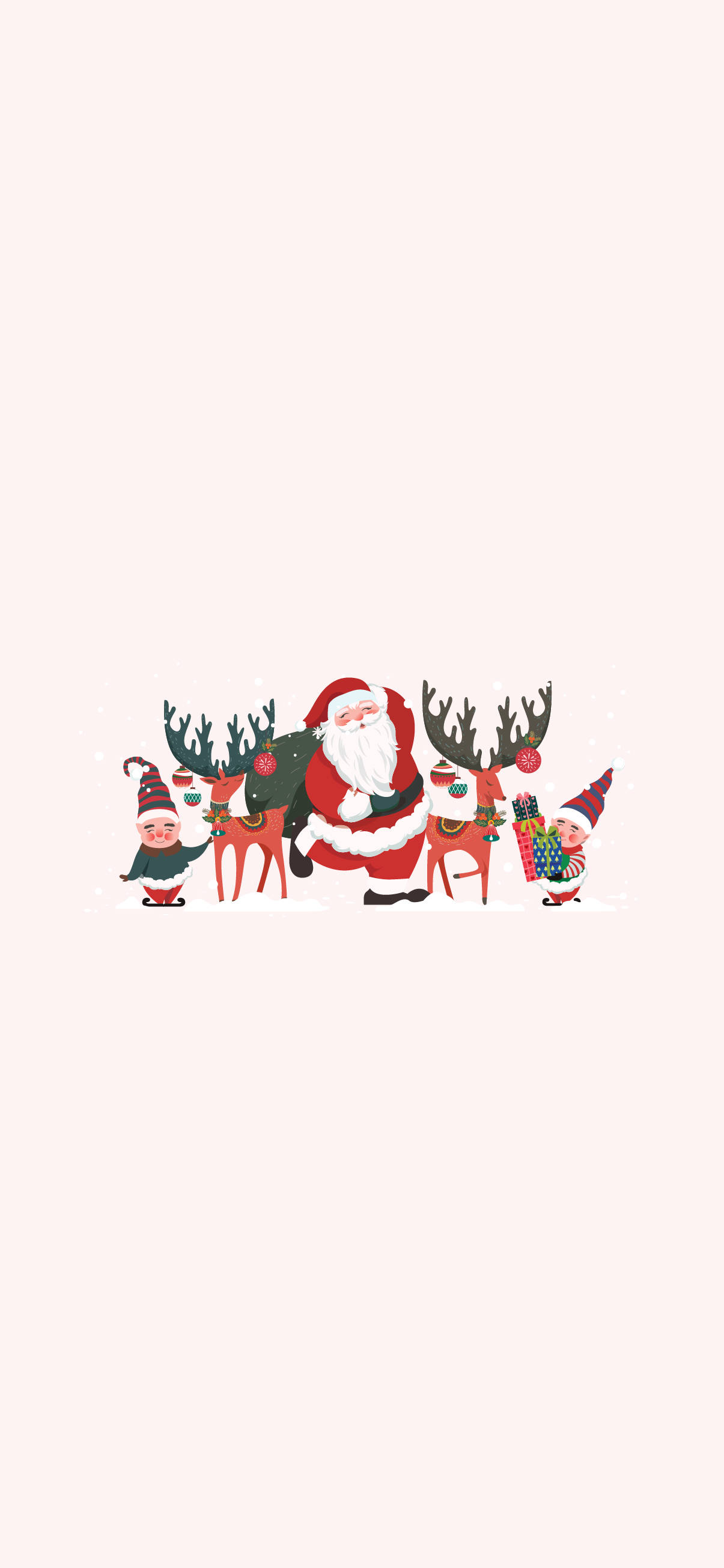 Santa Claus, reindeer, elves, 2K Phone Wallpaper