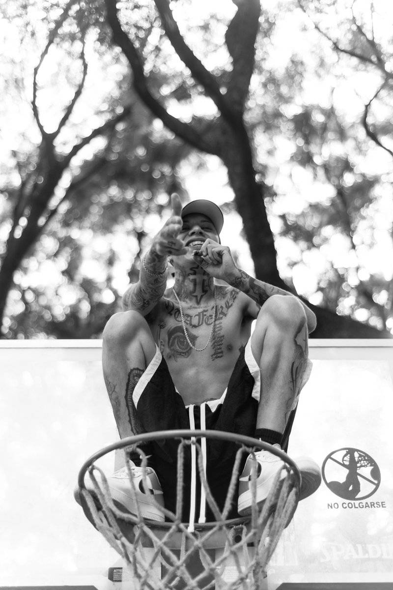 Santa Fe Klan, basketball hoop, outdoors, SD Phone Wallpaper