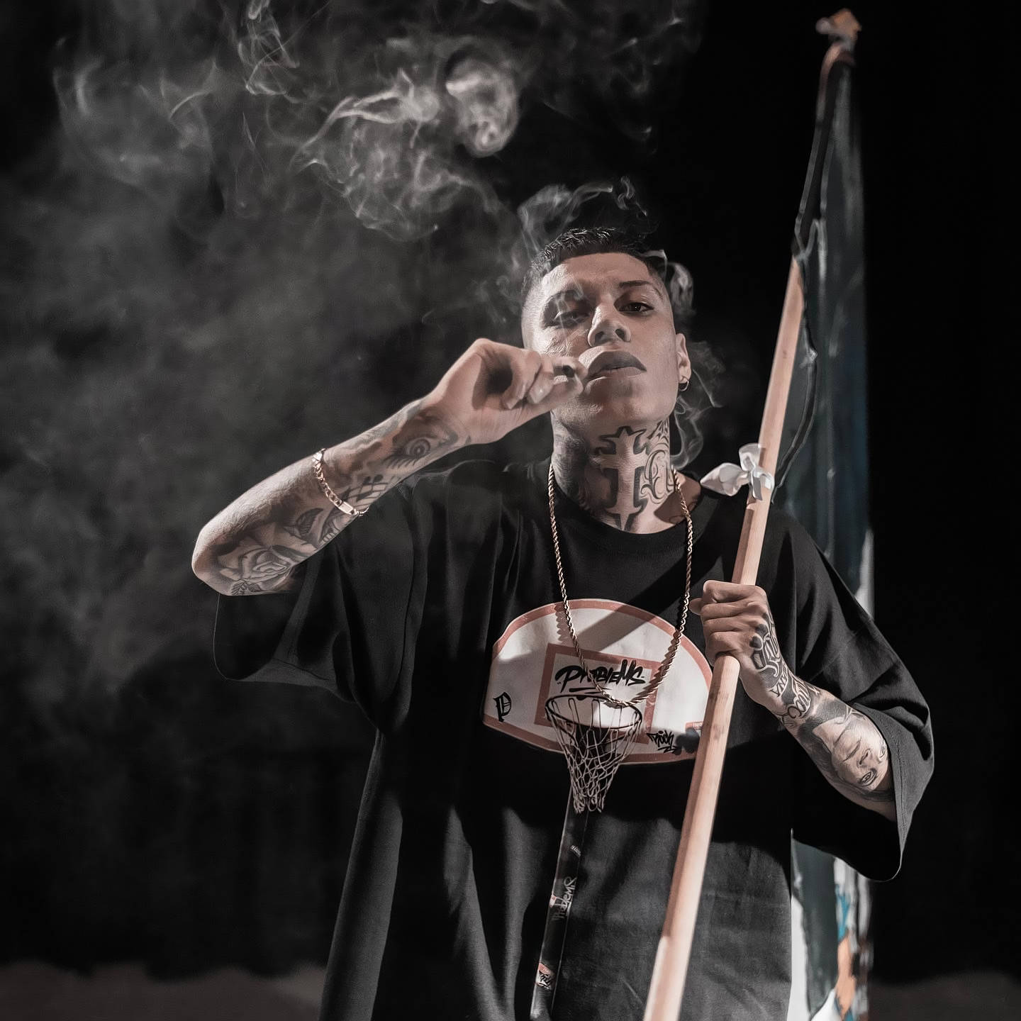 Santa Fe Klan, flag, basketball hoop pendant, HD Desktop Wallpaper