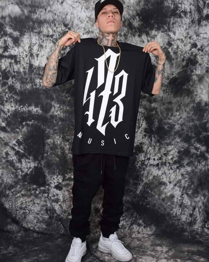 Santa Fe Klan, 113 MUSIC, black t-shirt, SD Phone Wallpaper