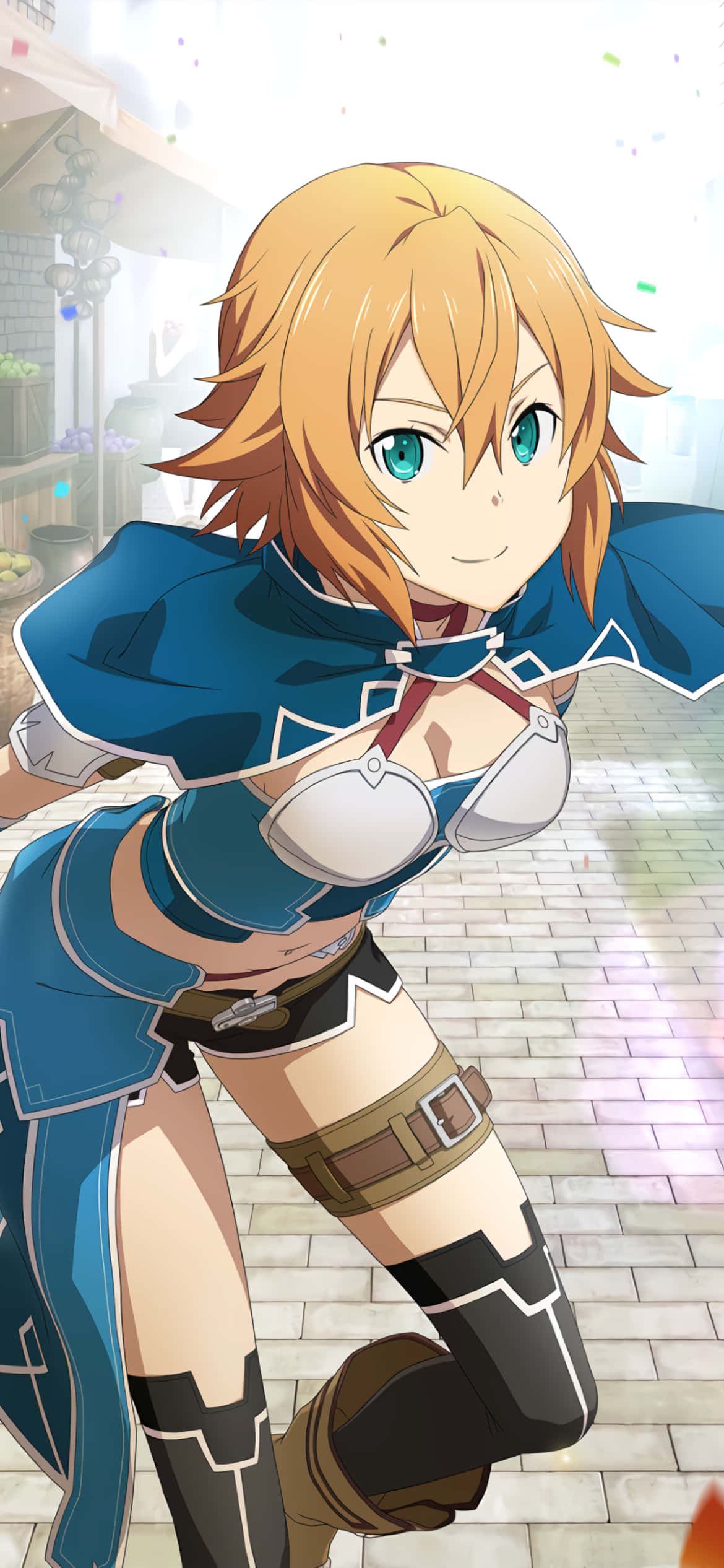 Sao Phone, anime girl, blonde hair, Full HD Phone Wallpaper