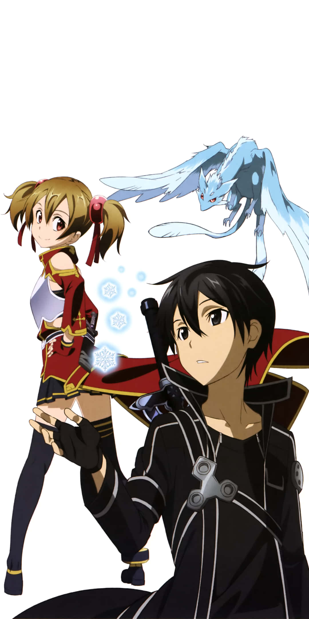 Sao Phone, blue winged creature, anime characters, Full HD Phone Wallpaper