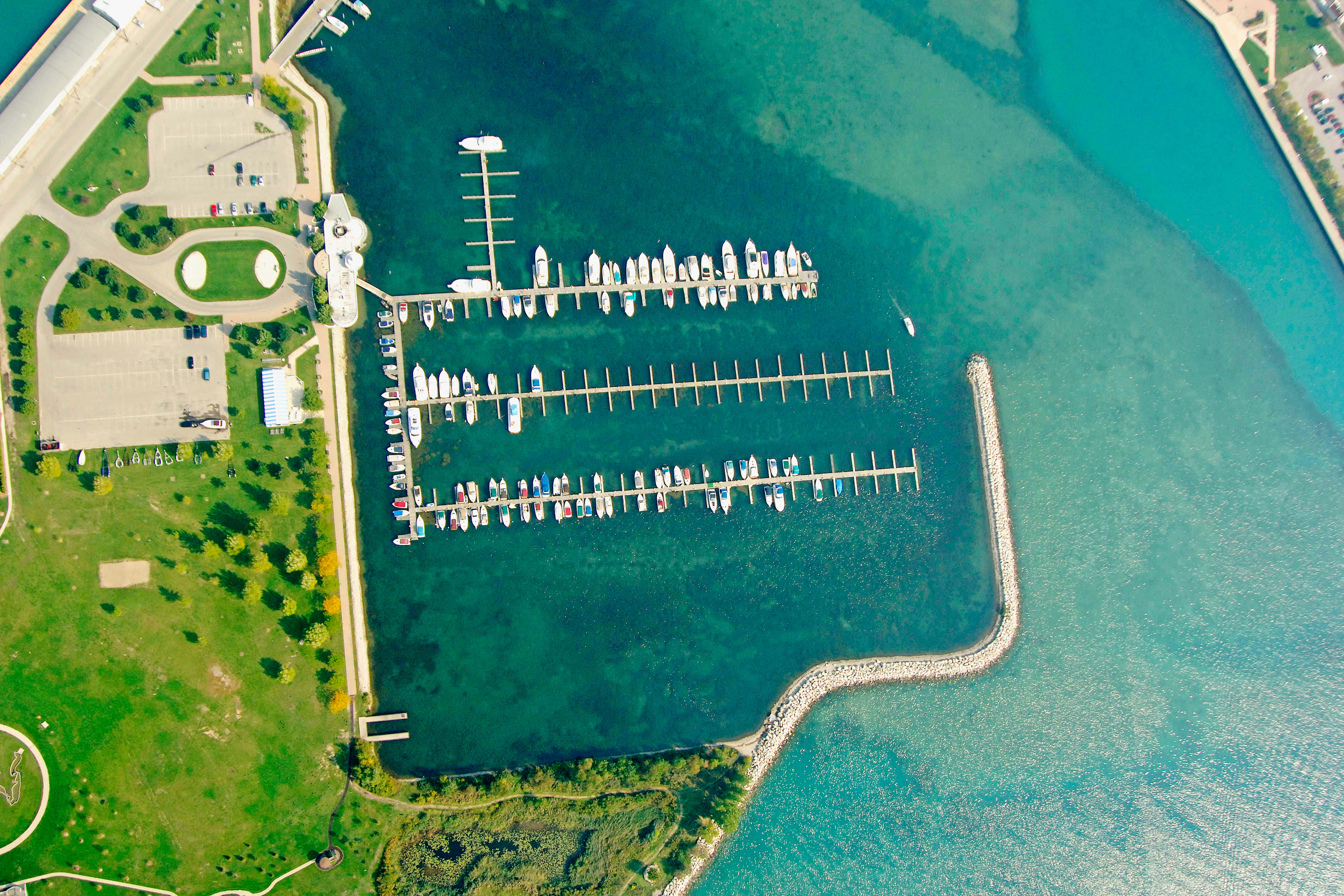 Sarnia, twilight, marina, 4K Desktop Wallpaper