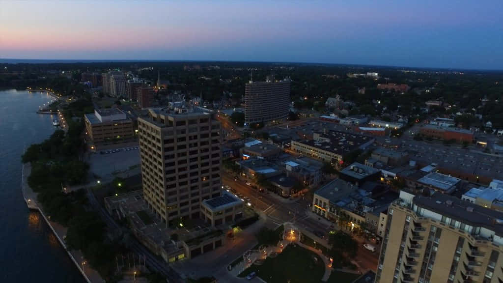 Sarnia, sunset, coastline, SD Desktop Wallpaper