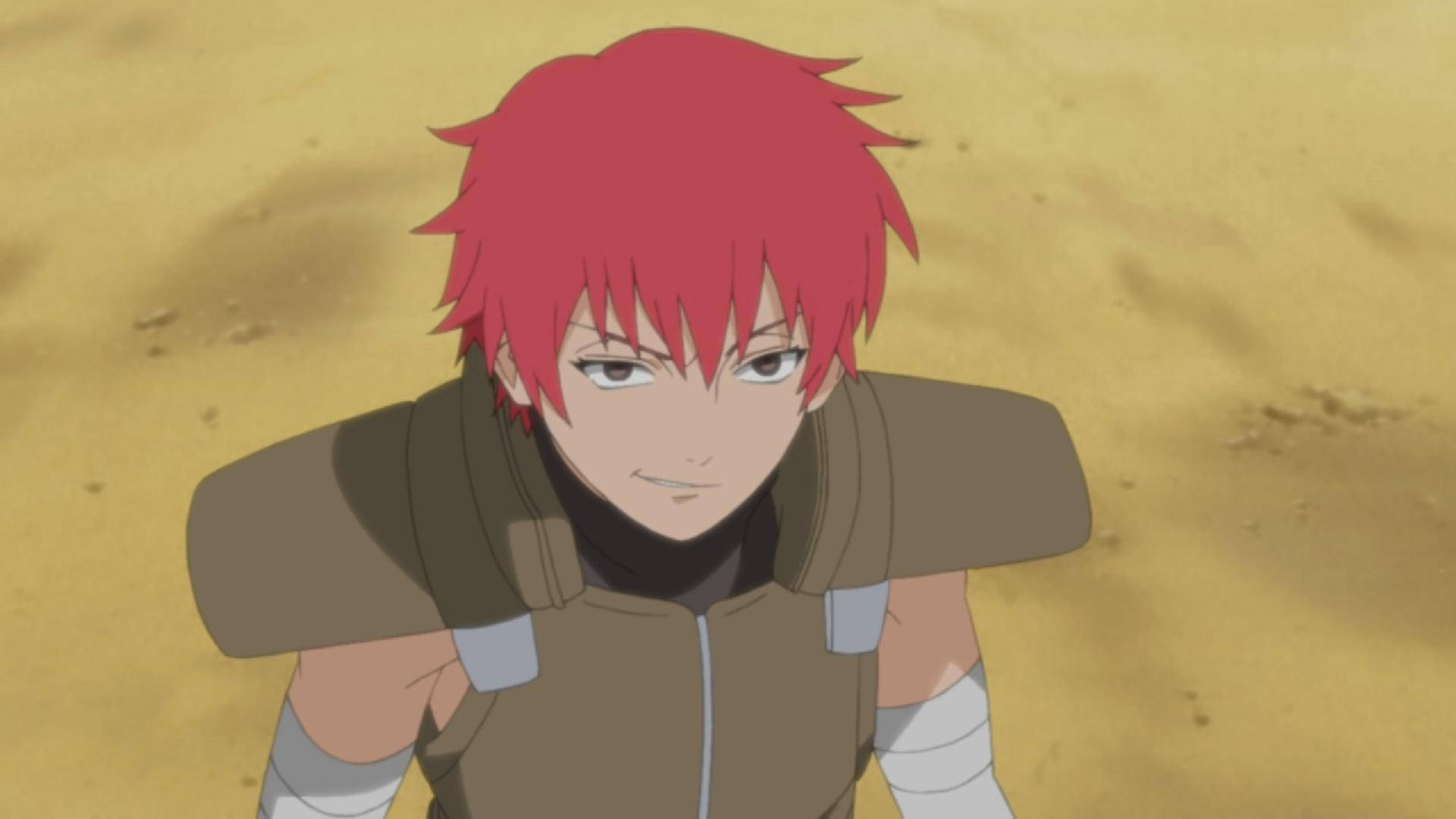 Sasori, red-haired, anime character, Full HD Desktop Wallpaper