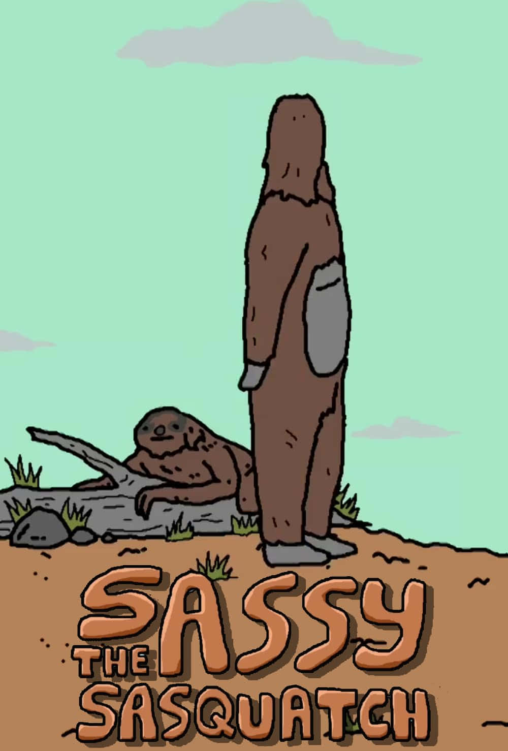 Sassy The Sasquatch, cartoon, sasquatch, HD Phone Wallpaper