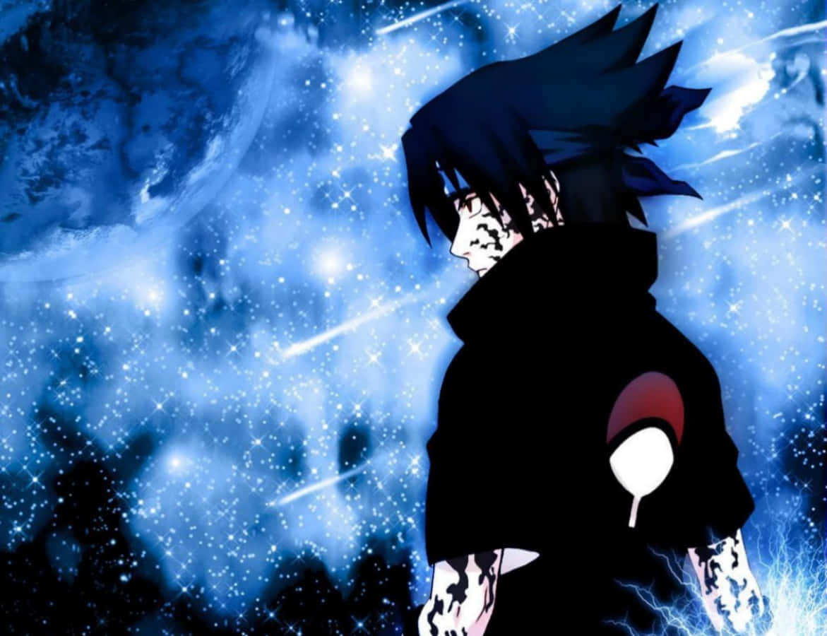 Sasuke Curse, Sasuke, black spiky hair, SD Desktop Wallpaper