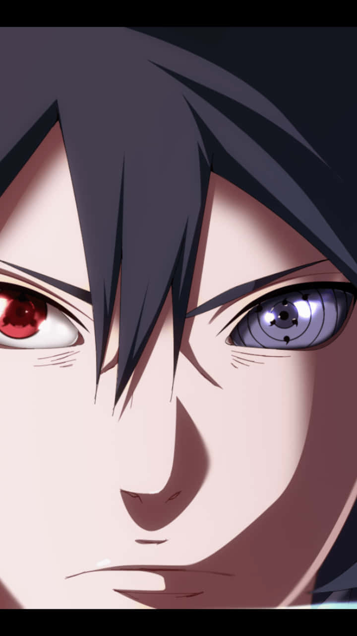 Sasuke, red and purple eyes, sharp black hair, HD Phone Wallpaper