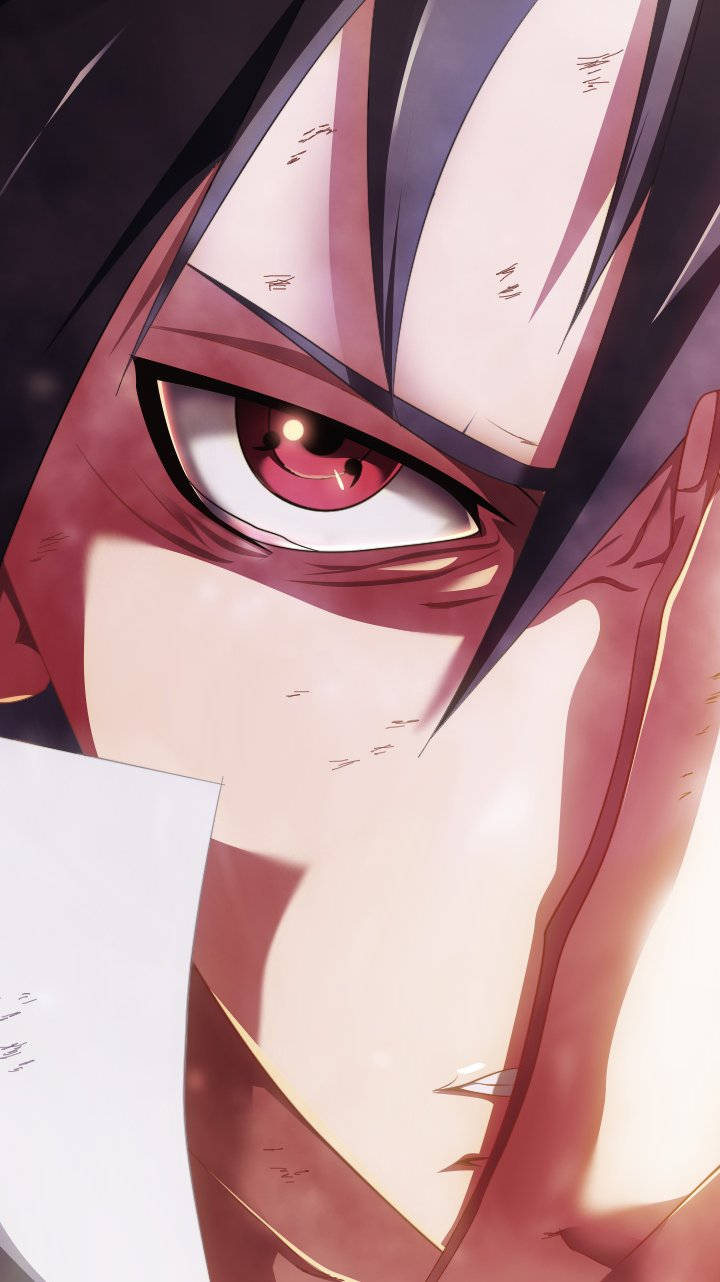 Sasuke Pfp, anime character, intense red eyes, HD Phone Wallpaper
