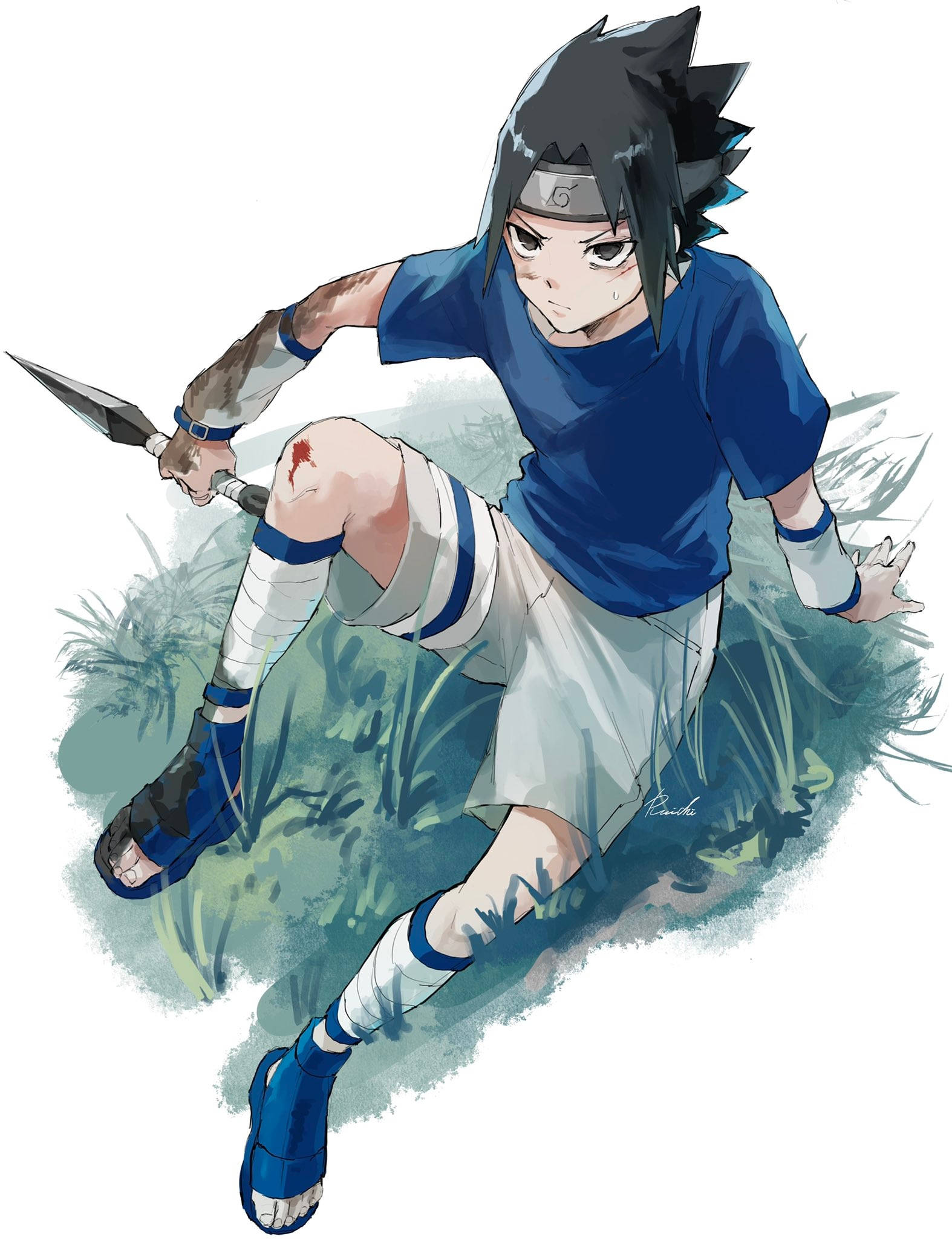 Sasuke Pfp, anime ninja, spiky black hair, Full HD Phone Wallpaper