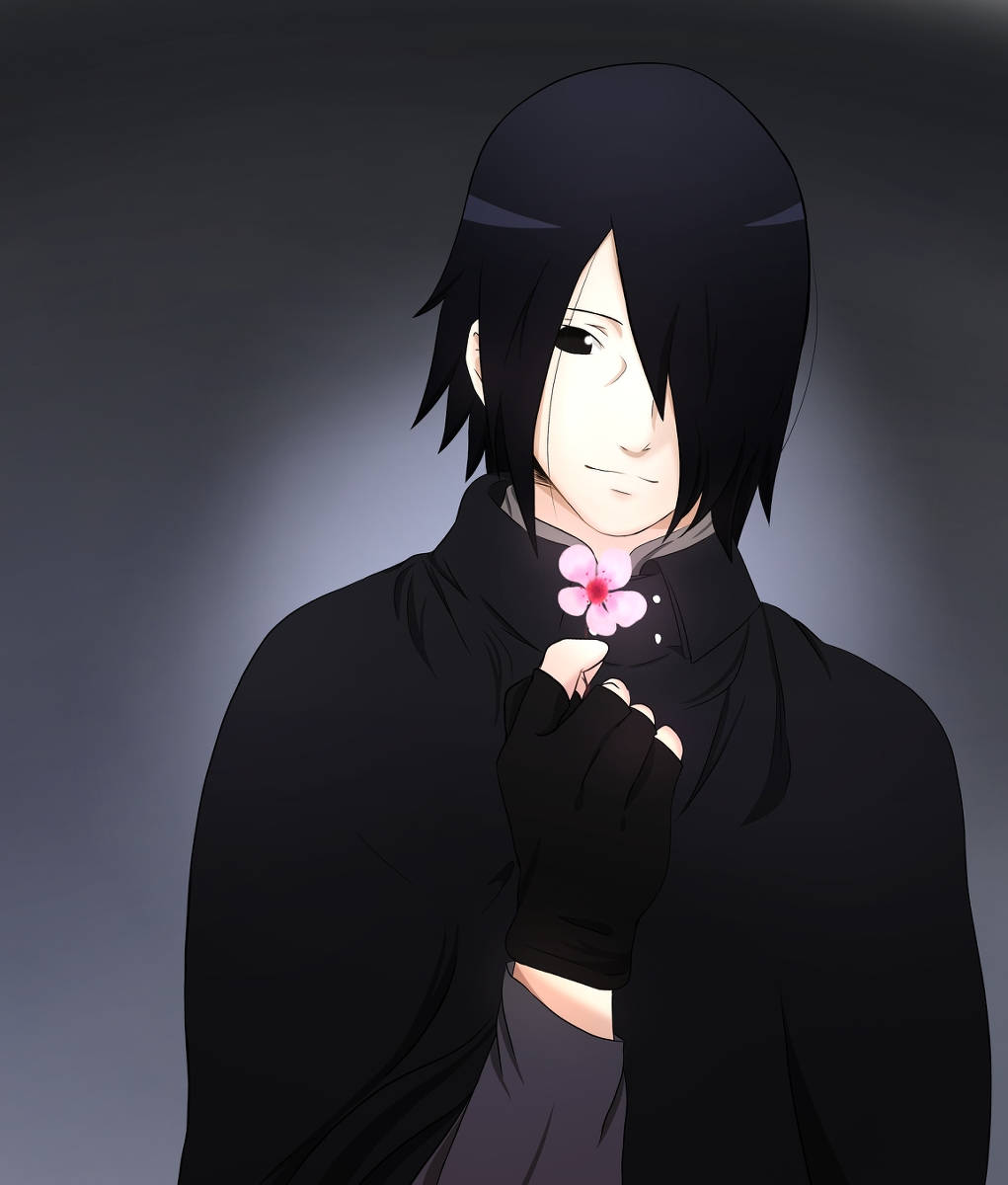 Sasuke Pfp, black hair, cloak, SD Phone Wallpaper