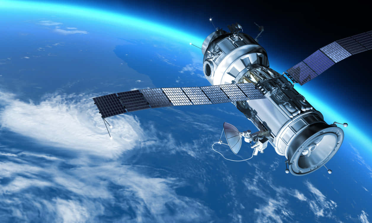 satellite, Earth, blue oceans, SD Desktop Wallpaper