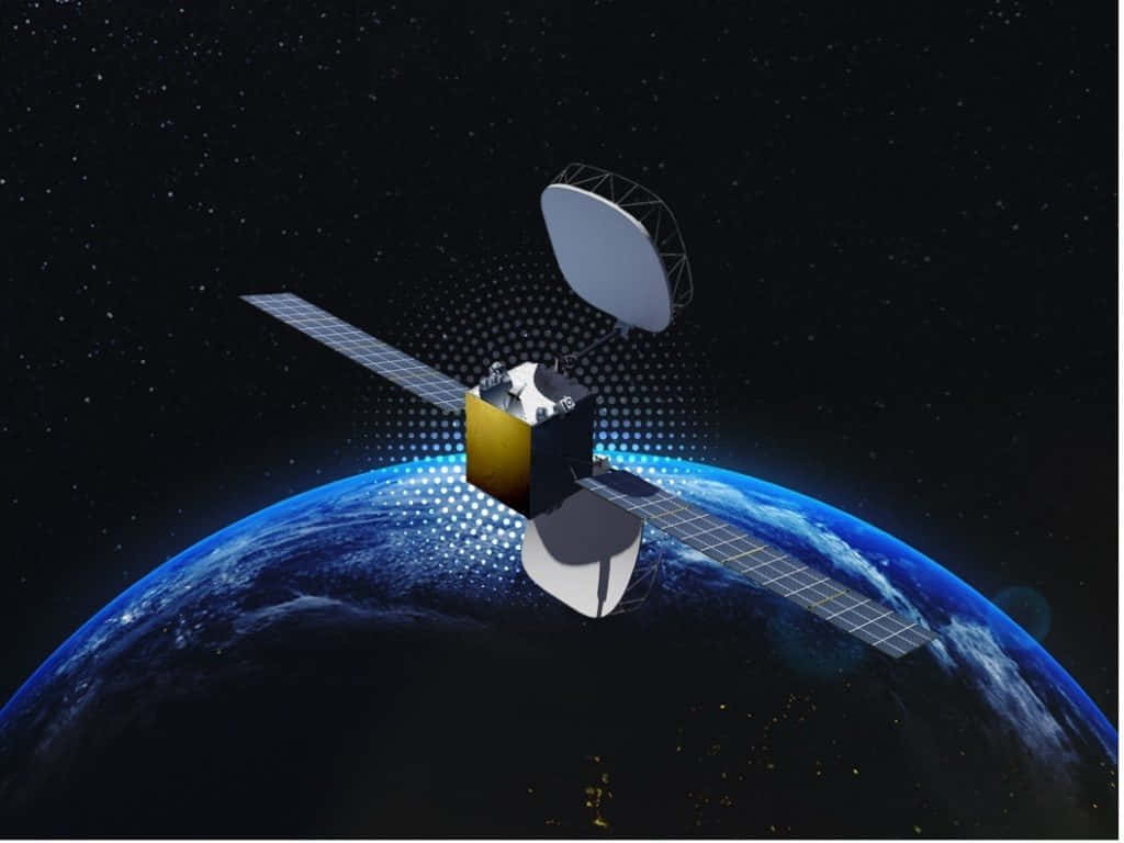 satellite technology, 1024 x 768, starry black sky, SD Desktop Wallpaper