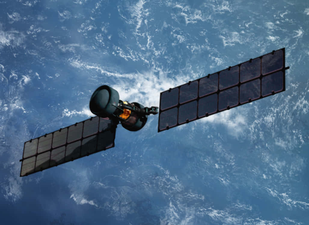 satellite technology, 1028 x 750, solar panels, SD Desktop Wallpaper