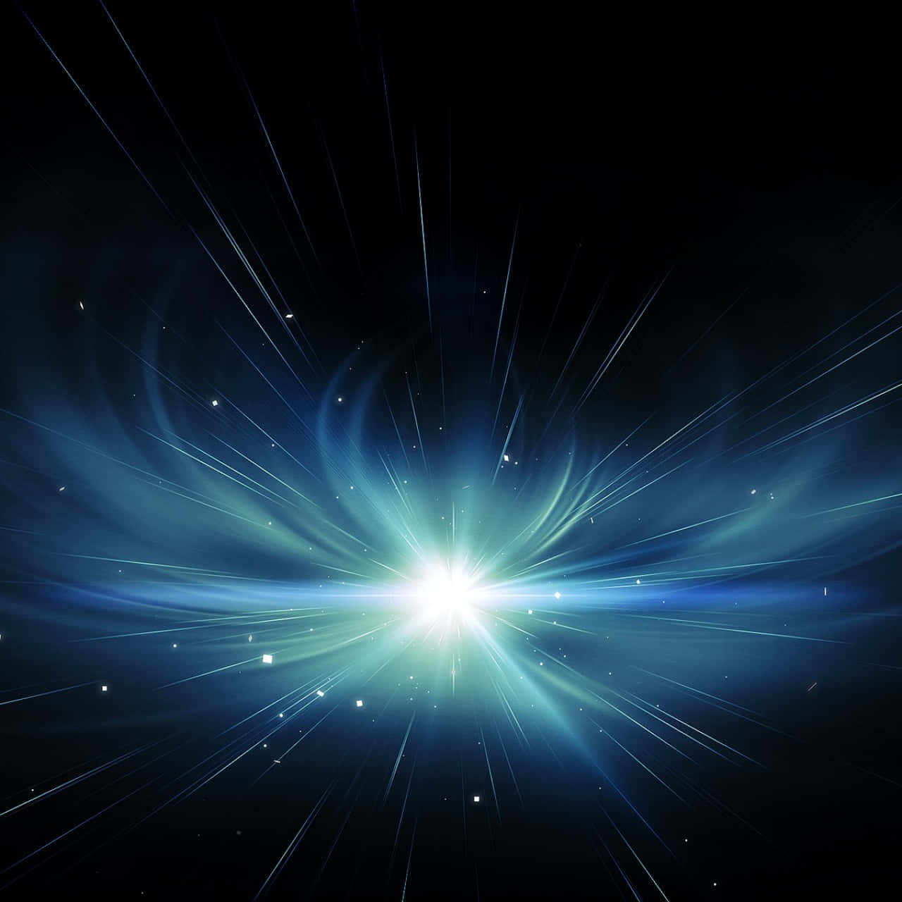 Satisfactory, blue-white light, cosmic backdrop, HD Desktop Wallpaper
