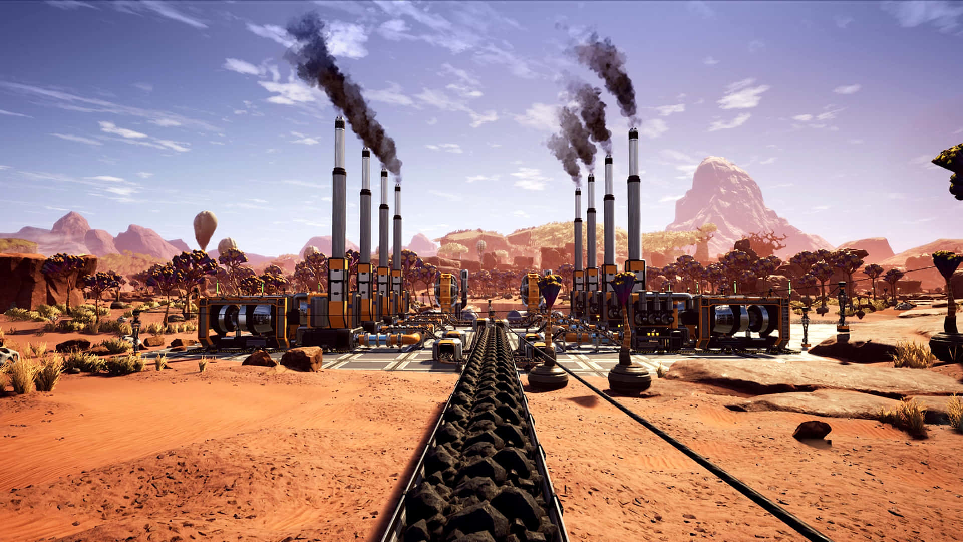 Satisfactory, coal mines, industrial factory, Full HD Desktop Wallpaper