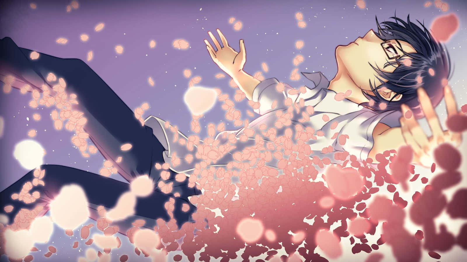Satoru Fujinuma, anime character, glasses, HD Desktop Wallpaper