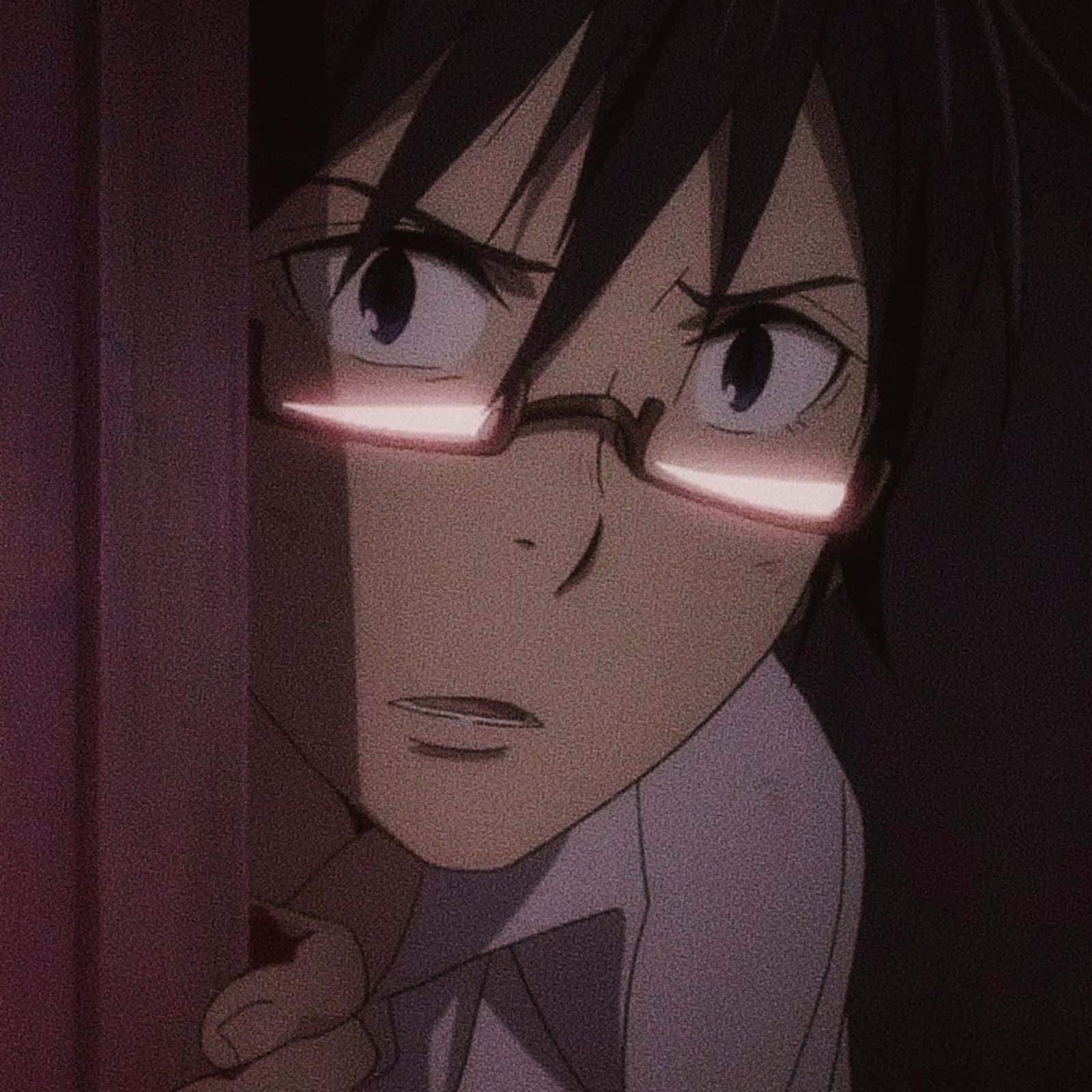 Satoru Fujinuma, glasses, door, HD Desktop Wallpaper