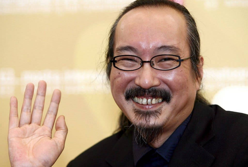 Satoshi Kon, glasses, mustache, SD Desktop Wallpaper