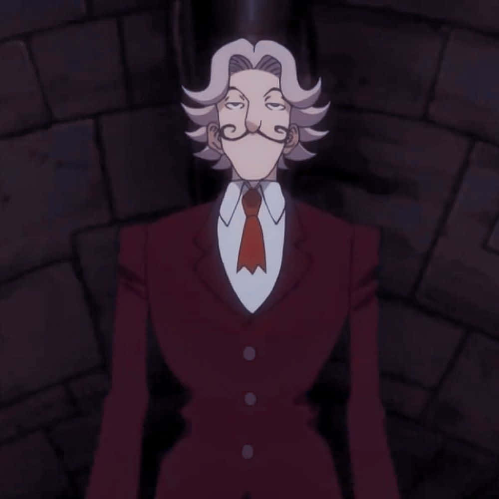 Satotz, white hair, mustache, SD Desktop Wallpaper
