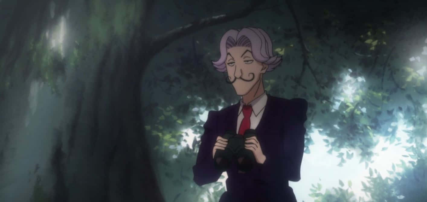 Satotz, anime man, suit, HD Desktop Wallpaper