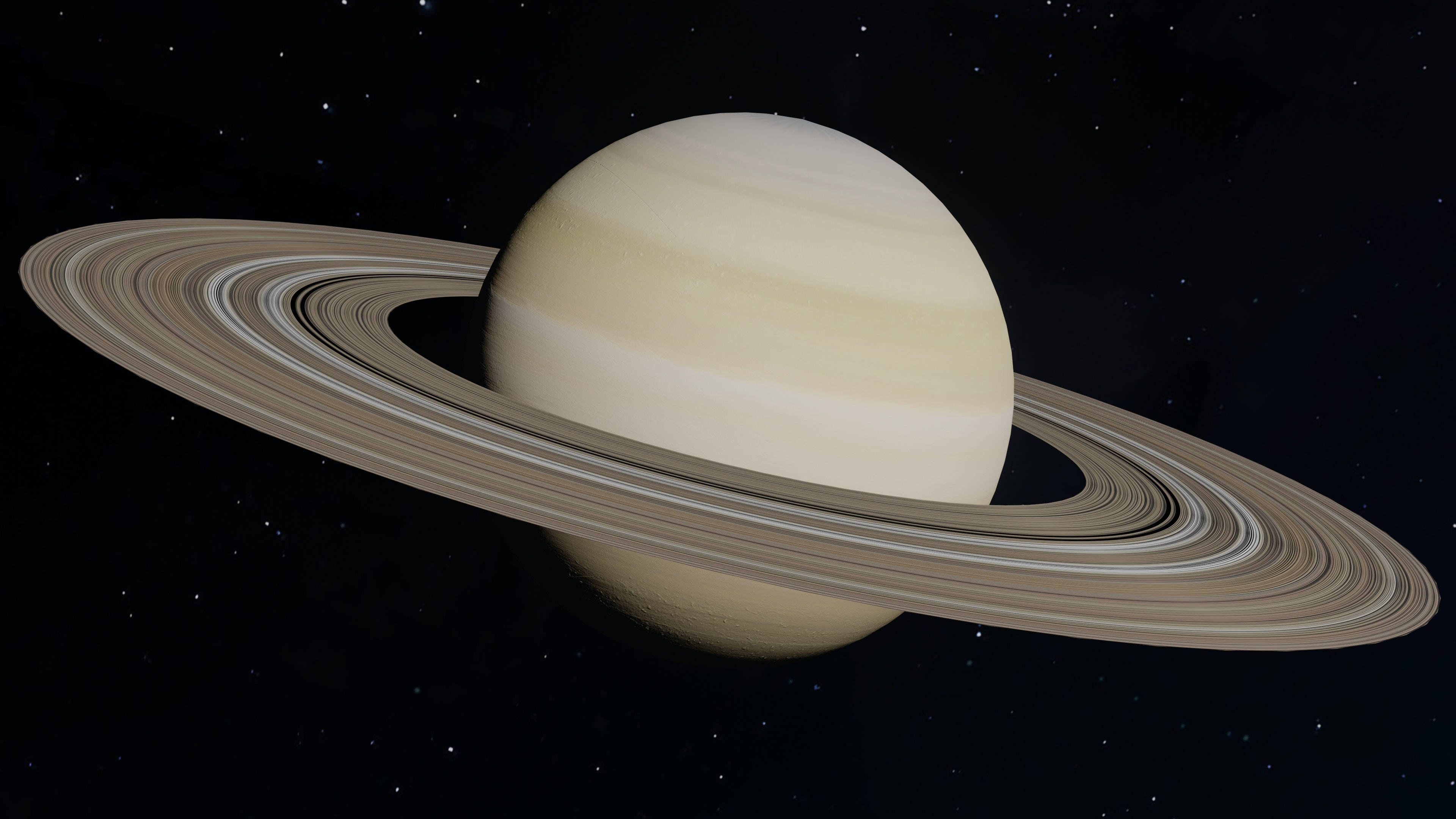 Saturn, 3D, 4K, 4K Desktop Wallpaper