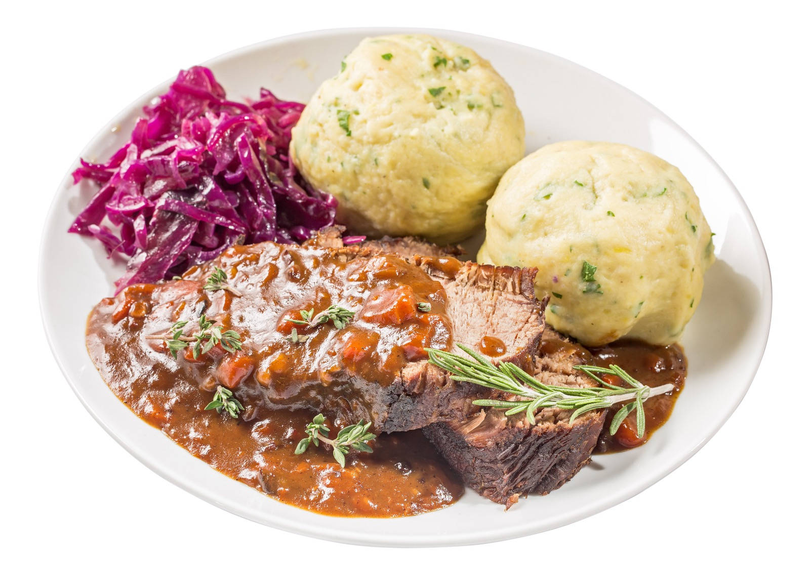 Sauerbraten, gravy dressing, mashed potatoes, HD Desktop Wallpaper