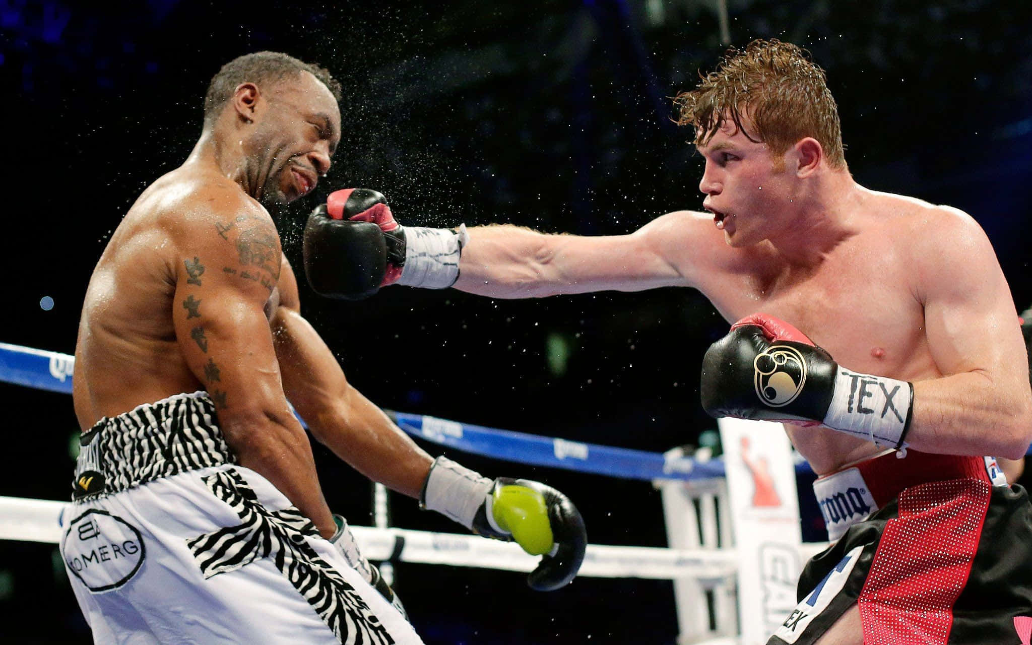 Saul Canelo Alvarez, professional boxer, ring, Full HD Desktop Wallpaper